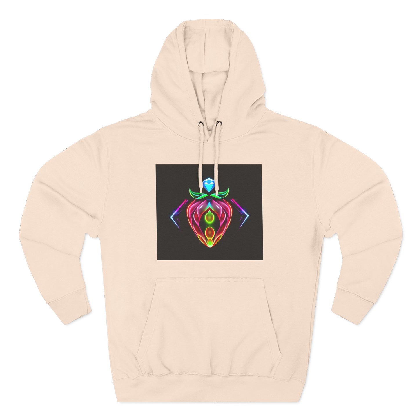 Vibrant Art Hoodie, Colorful Fleece Hoodie, Unique Sweatshirt, Artistic Gift, Cozy Layer for Every Occasion