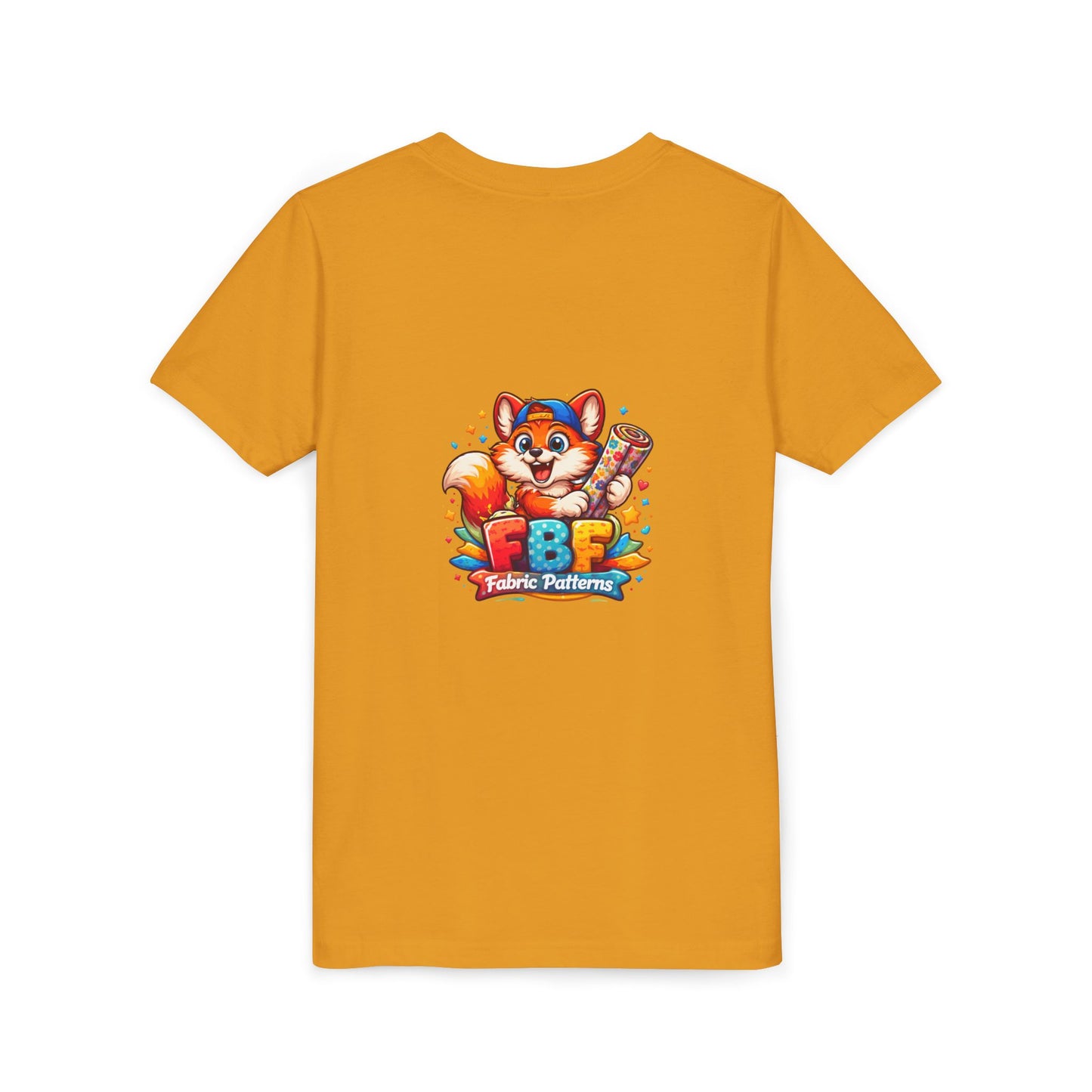 Youth Tee — Colorful Cartoon Fox 'FBF' Logo Kids Shirt