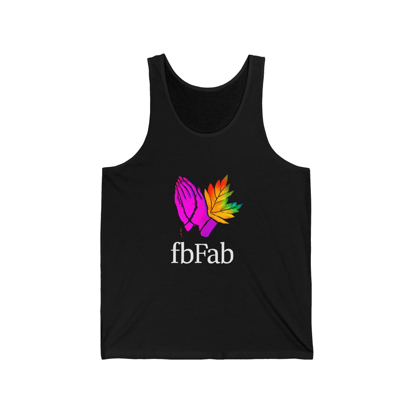 Colorful Graphic Unisex Jersey Tank Top, Inspirational Workout Tee, Summer Activewear, Spiritual Gift, Pride Day Apparel, Yoga Tank