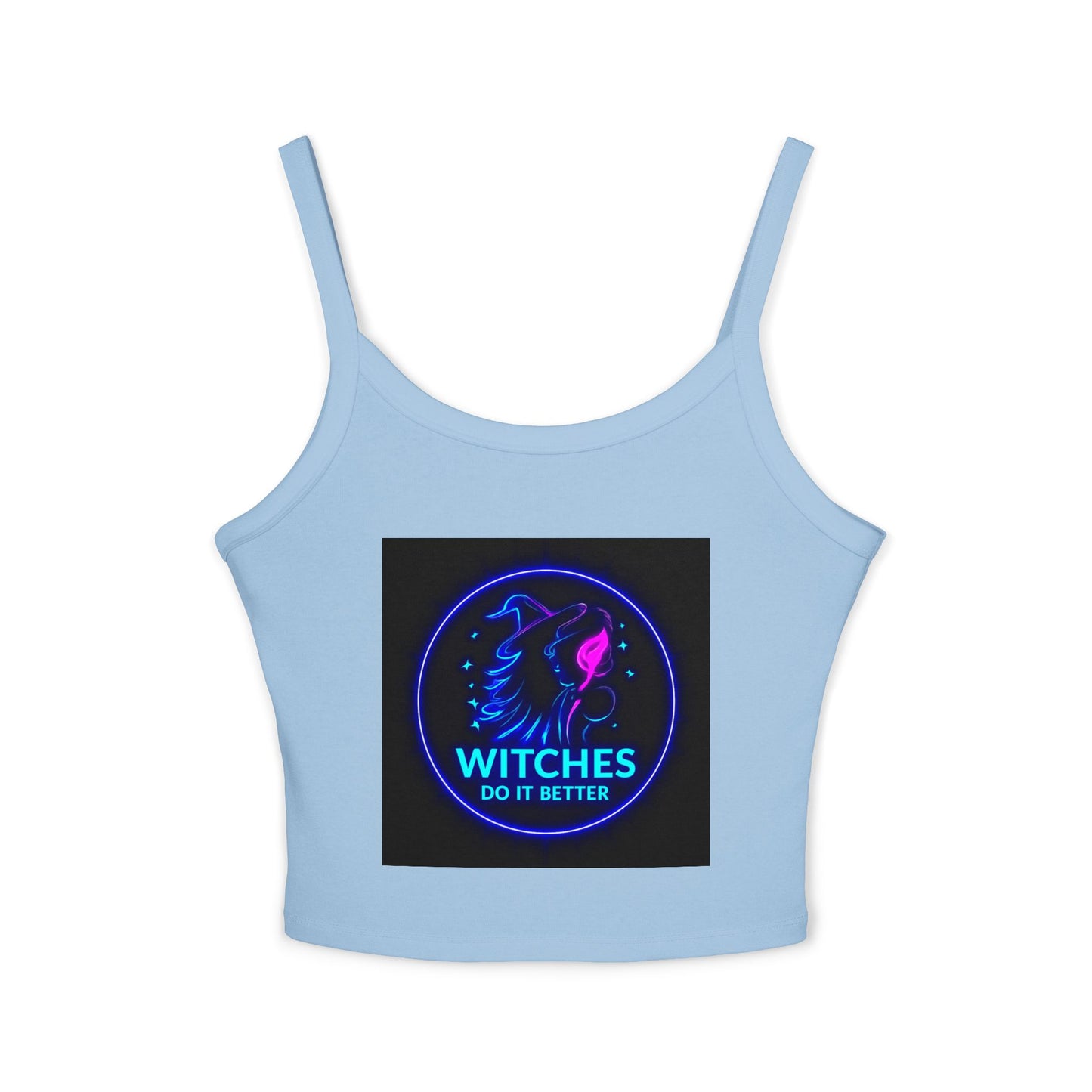 Women's Neon Graphic Tank Top - Perfect for Witches & Festival Lovers, Summer Fashion, Witchy Vibes, Occasions & Celebrations