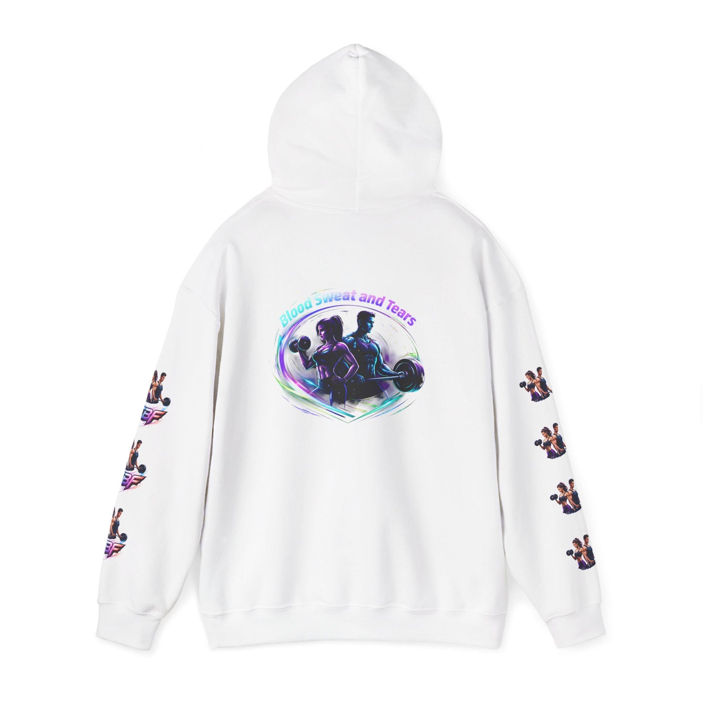 Weightlifting Hoodie — "Blood, Sweat and Tears" Fitness Pullover