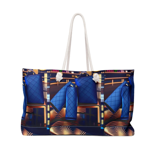Chic Weekender Bag, Travel Tote, Stylish Gym Bag, Perfect for Weekend Getaways, Vibrant Design, Ideal Gift for Travelers