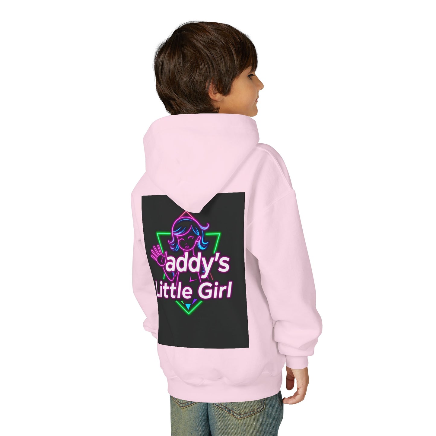 Daddy's Little Girl Hoodie, Cozy Youth Sweatshirt, Cute Gift for Dads, Kids Sweatshirt, Family Celebration Apparel