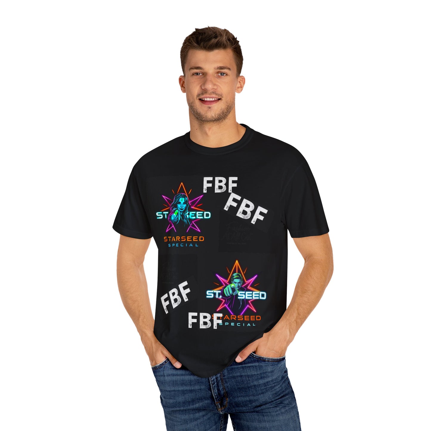 Garment-Dyed T-shirt, Trendy Graphic Tee, Casual Streetwear, Gift for Fashion Lovers, Unisex Style, Everyday Wear