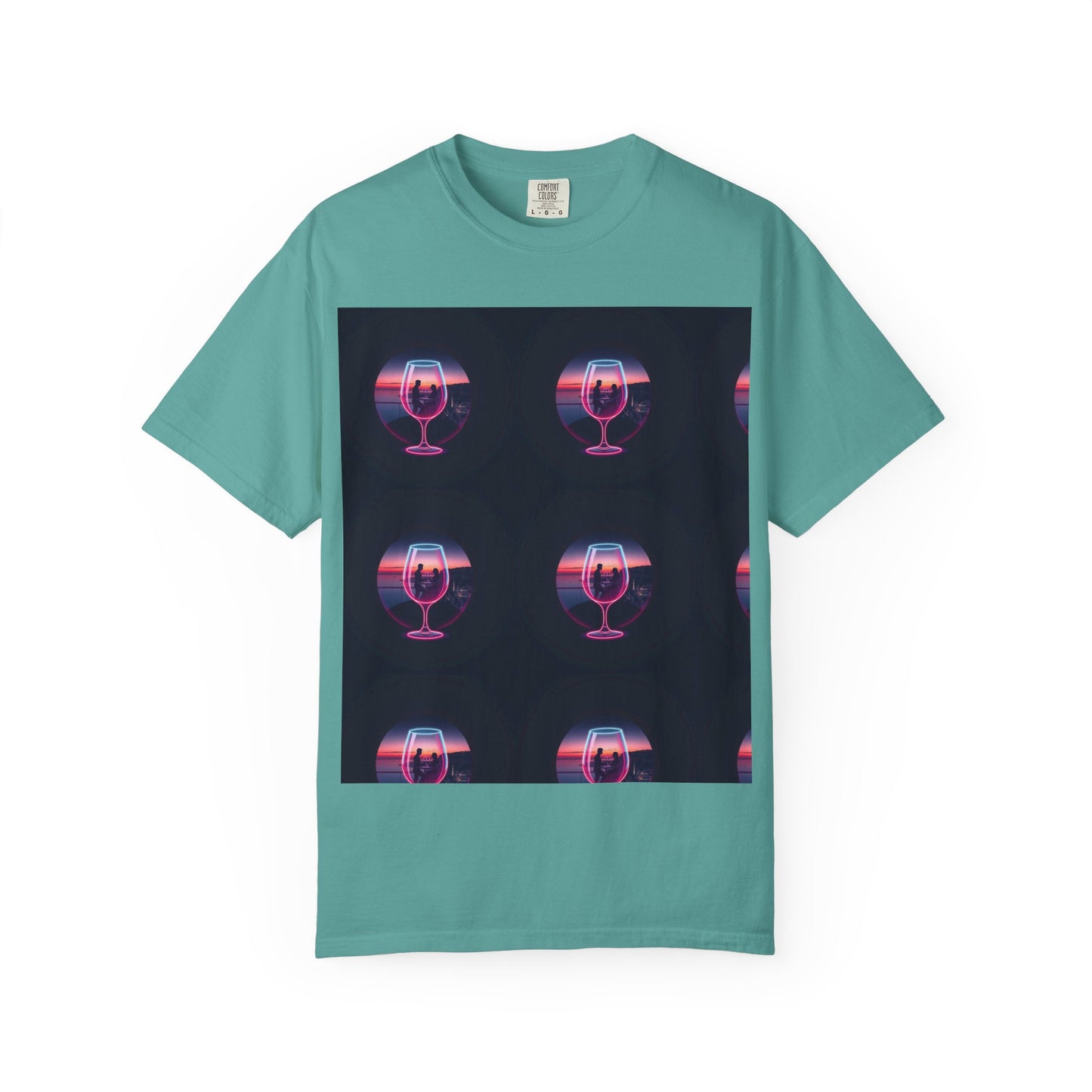 Retro Sunset Glasses T-Shirt, Unisex Garment-Dyed Tee for Casual Wear, Vintage Aesthetic Shirt, Gift for Friends, Summer Vibes Tee, [...]