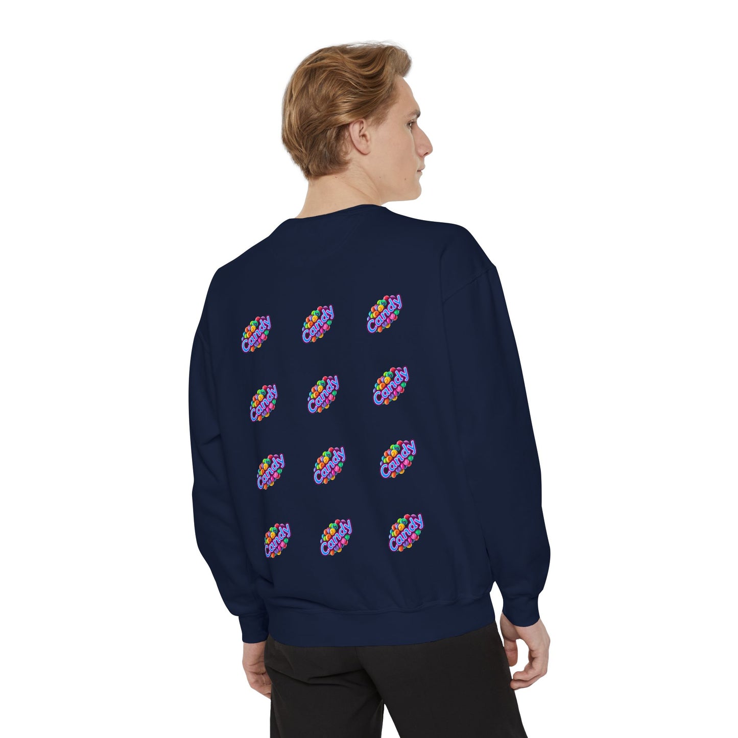 Candy-Themed Unisex Garment-Dyed Sweatshirt - Nostalgic Apparel for Sweet Lovers, Cozy Casual Wear, Gift for Candy Lovers, Colorful [...]