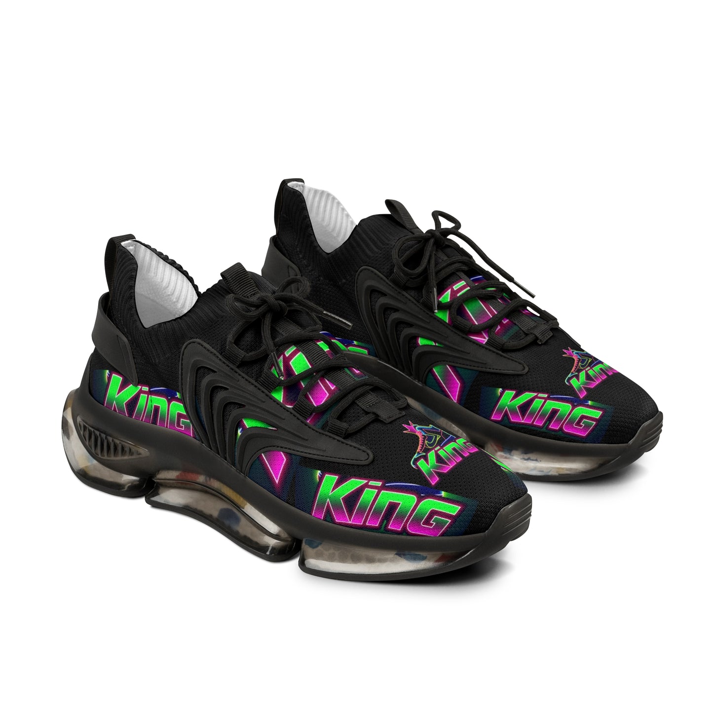 Men's Urban Graphic Sneakers, Trendy Athletic Footwear, Colorful Mesh Sports Shoes, Street Style Trainers, Comfortable Casual Sneakers