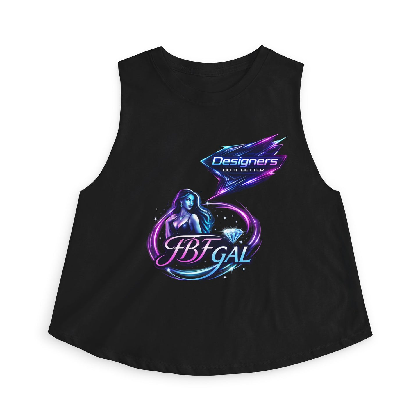 Designers do it Better, FBF gal Women's Crop Top