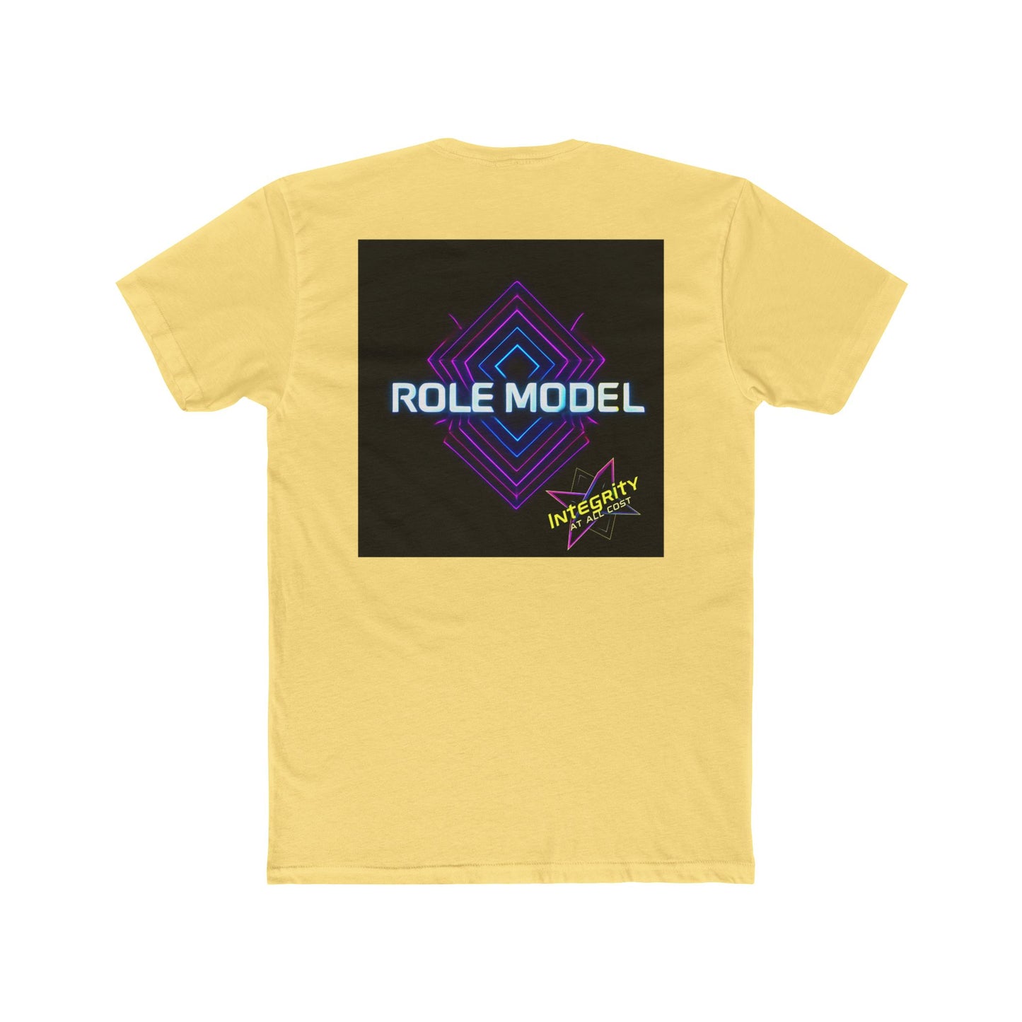 Unisex Cotton Crew Tee with Honor Respect and Role Model Design - Ideal for Gifts, Casual Wear, Appreciation Events, and Motivational Days