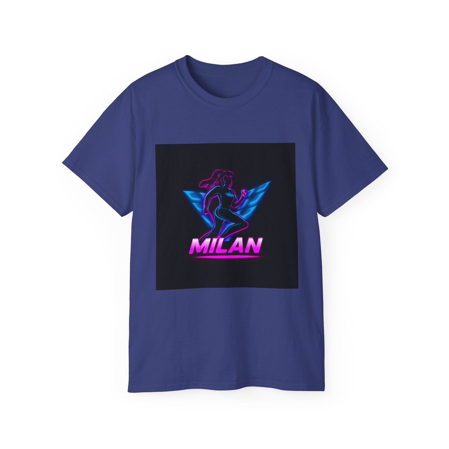 Milan Graphic Tee, Unisex Ultra Cotton T-Shirt, Retro Sportswear, Casual Streetwear, Birthday Gift, Unique Fashion Statement