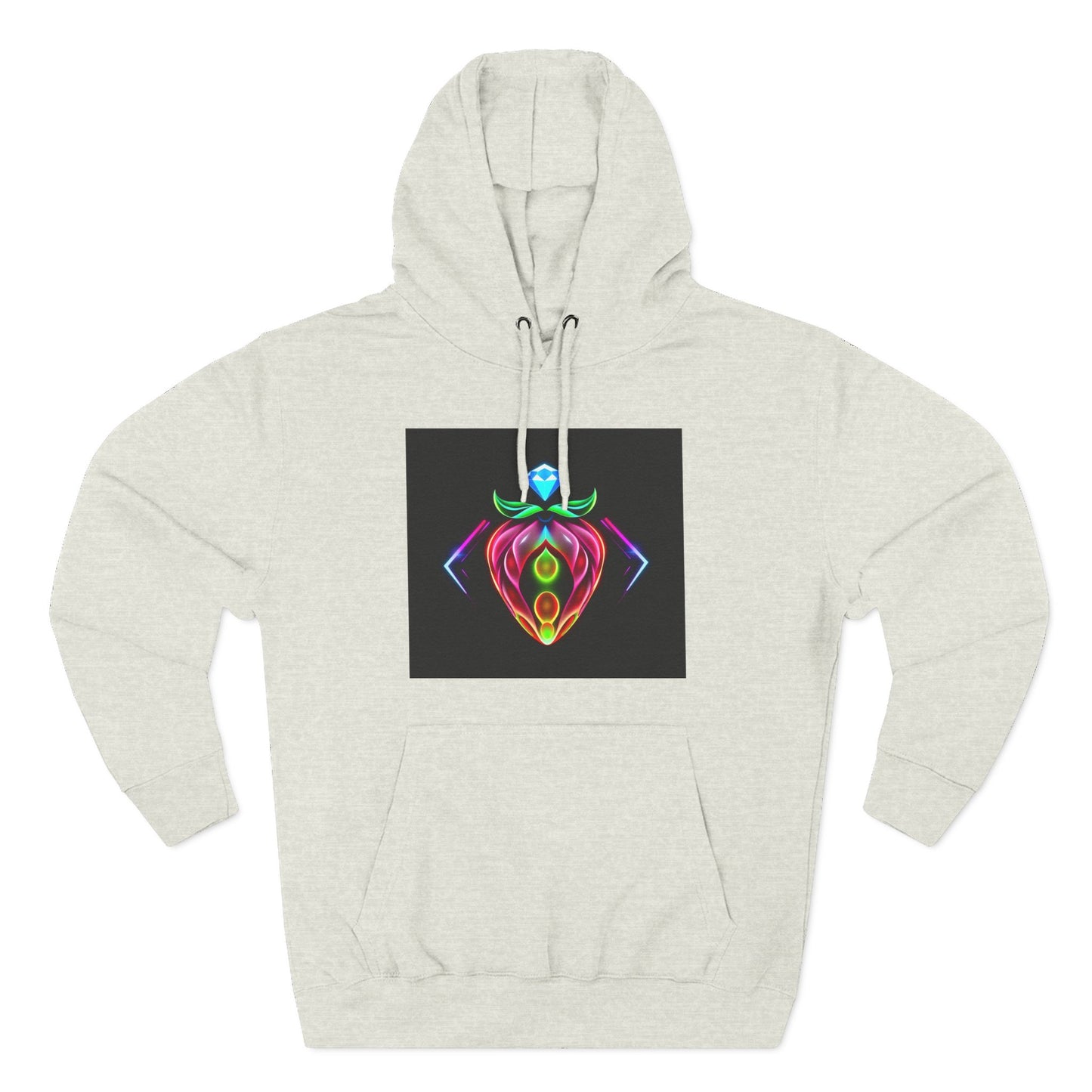 Vibrant Art Hoodie, Colorful Fleece Hoodie, Unique Sweatshirt, Artistic Gift, Cozy Layer for Every Occasion