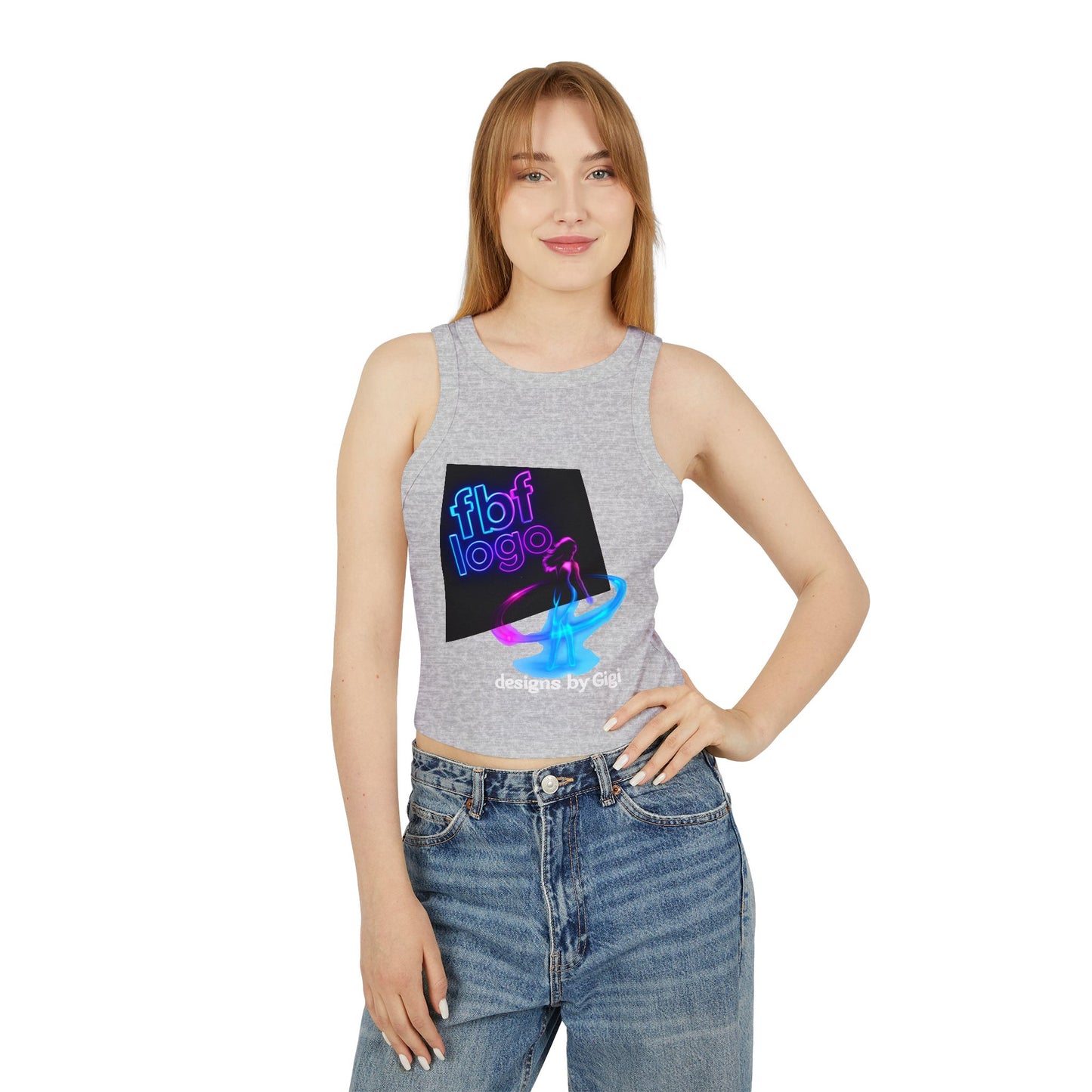 Women's Micro Rib Racer Tank Top