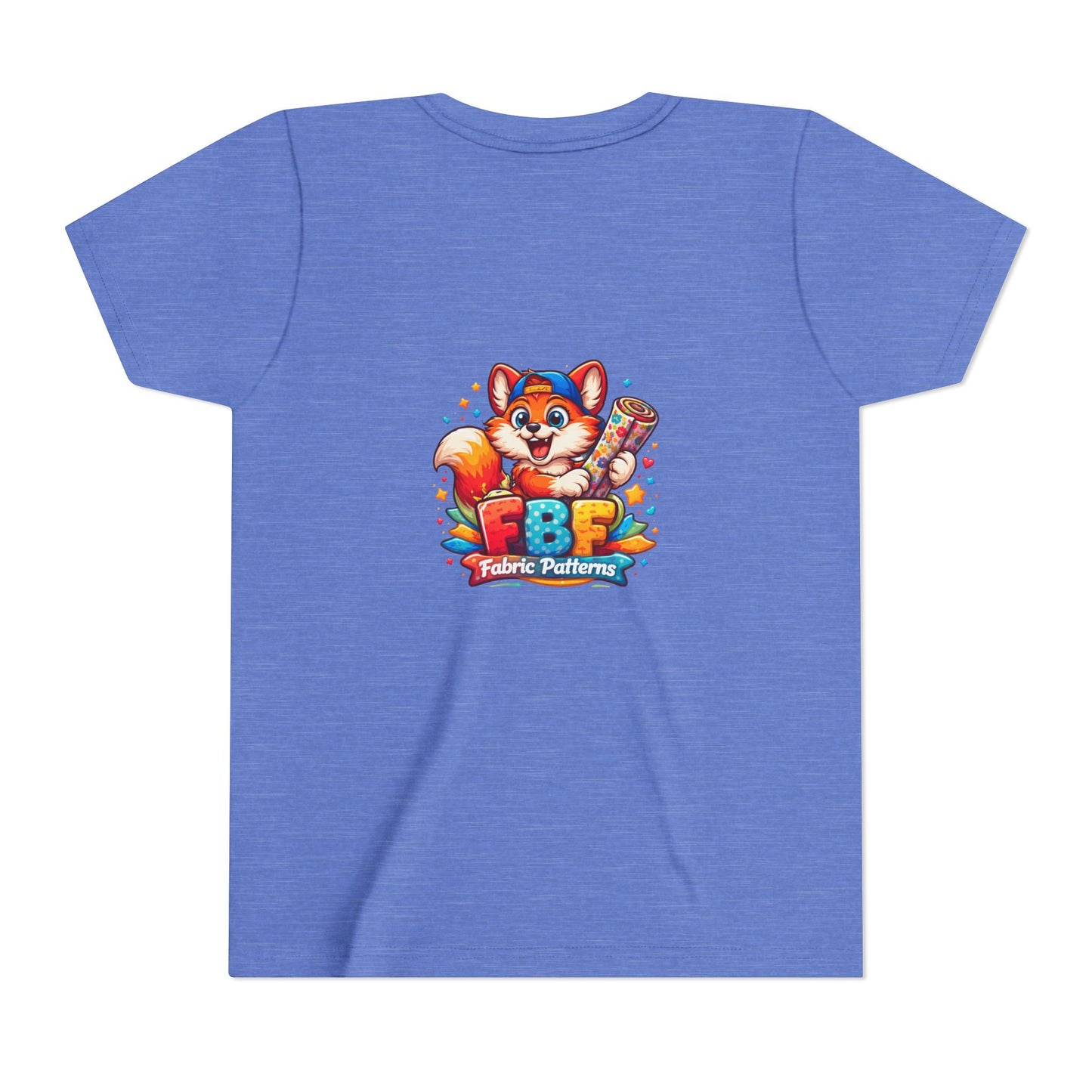 Youth Tee — Colorful Cartoon Fox 'FBF' Logo Kids Shirt