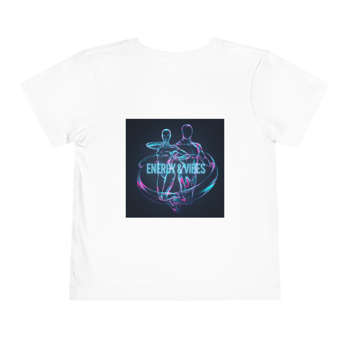 Toddler Tee — Energy & Vibes Neon Dance Graphic