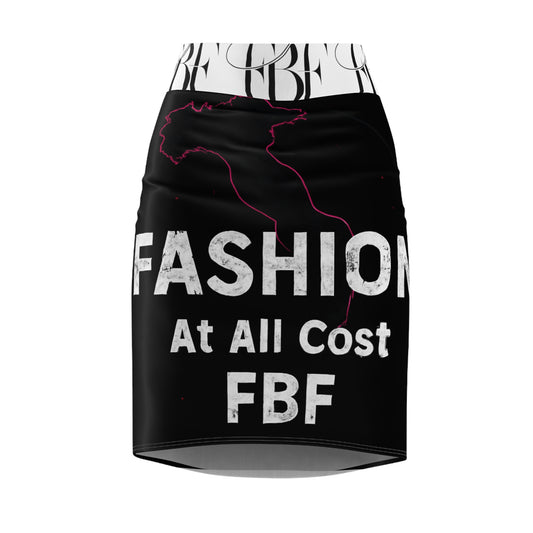 Chic Women's Pencil Skirt - Fashion At All Cost FBF, Trendy Office Wear, Statement Piece, Stylish Skirt for Events, Gift for Fashion Lovers