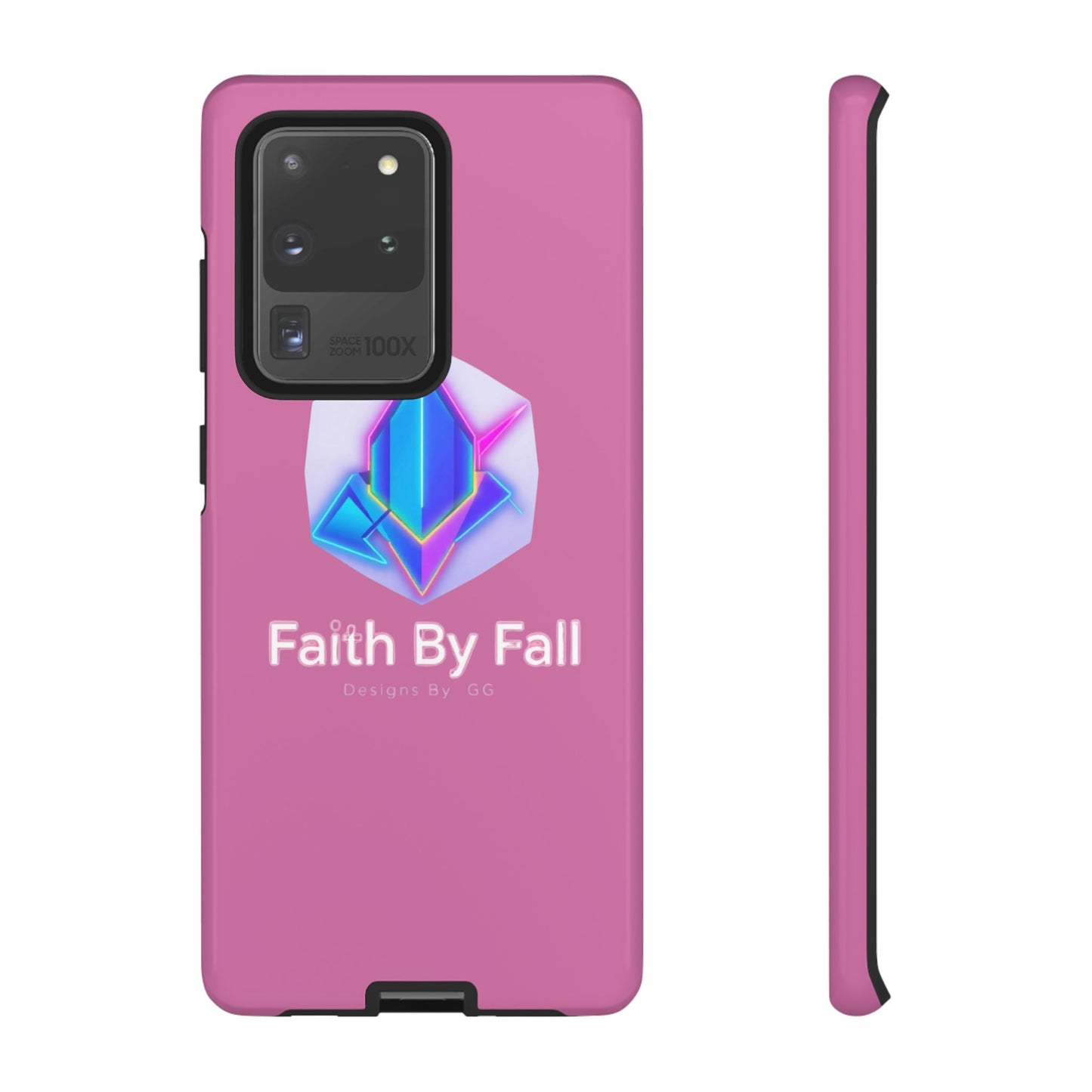 Vibrant Phone Case with Motivational Design - Faith By Fall, Colorful Phone Cover, Customizable Mobile Accessory, Unique Gift Idea, [...]