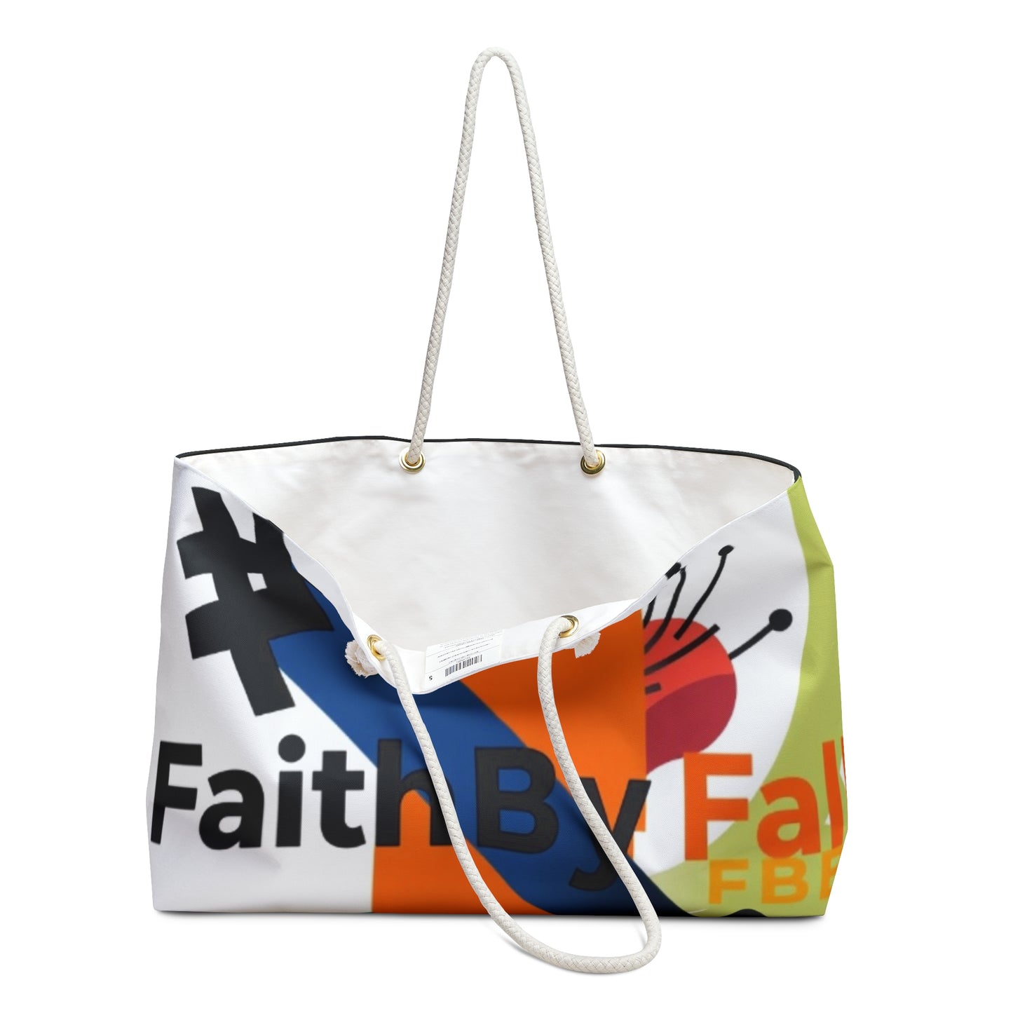 Vibrant Weekender Bag for Travel, Gym, or Beach | FaithByFall Design | Perfect for Vacations, Gifts, and Retreats