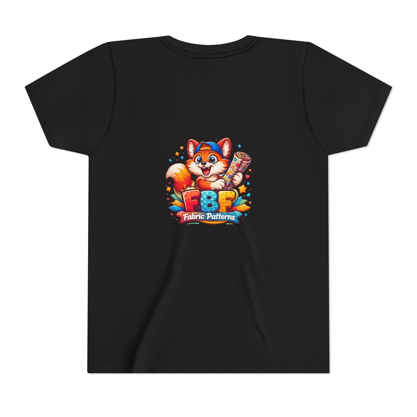 Youth Tee — Colorful Cartoon Fox 'FBF' Logo Kids Shirt
