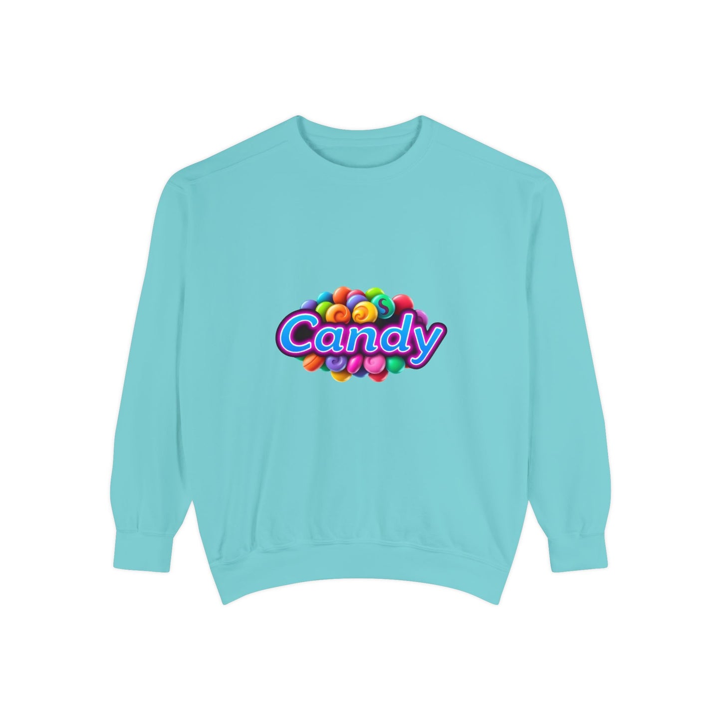 Candy-Themed Unisex Garment-Dyed Sweatshirt - Nostalgic Apparel for Sweet Lovers, Cozy Casual Wear, Gift for Candy Lovers, Colorful [...]