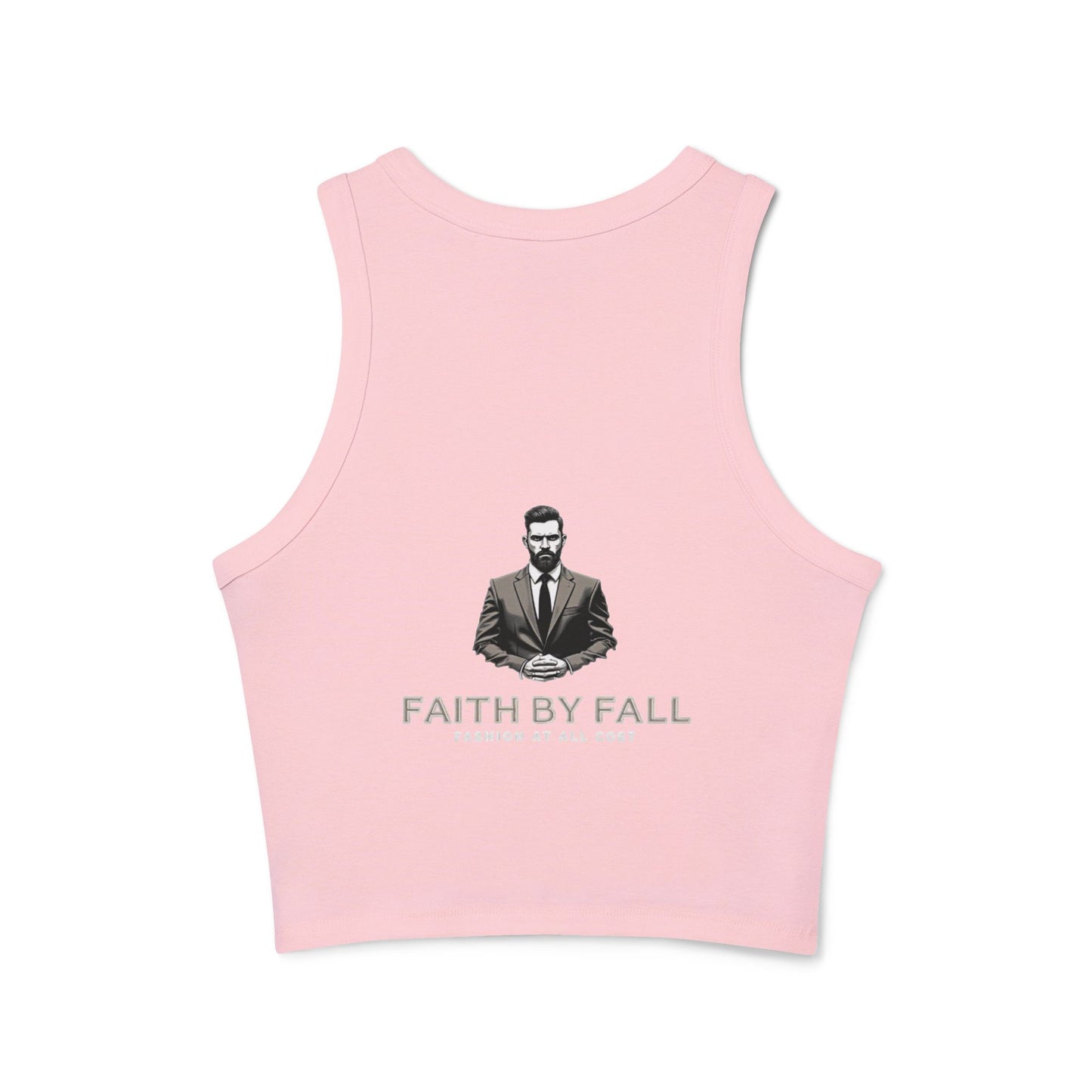 Faith & Fall Women’s Racer Tank Top | Motivational Top, Fall Fashion, Casual Wear, Unique Gift for Women, Inspirational Apparel