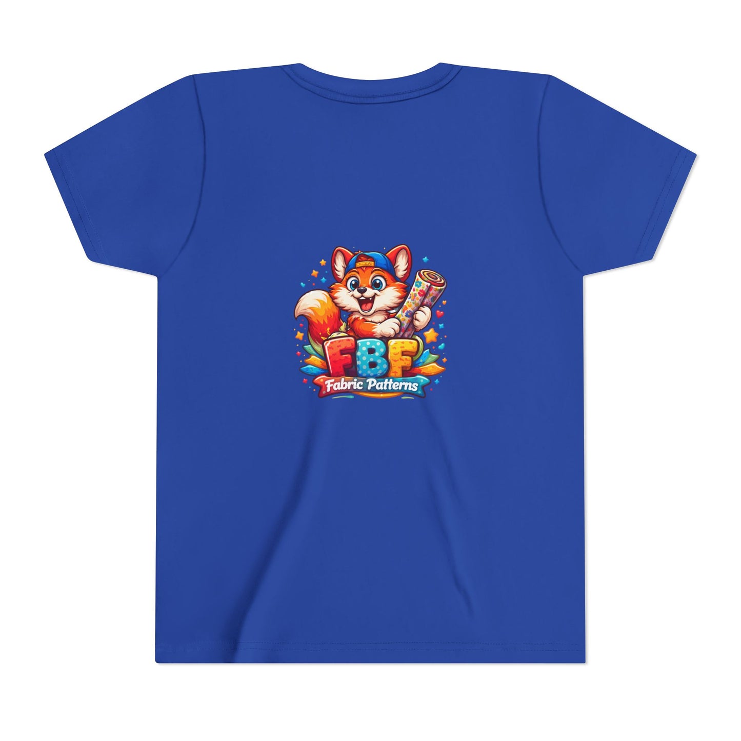 Youth Tee — Colorful Cartoon Fox 'FBF' Logo Kids Shirt