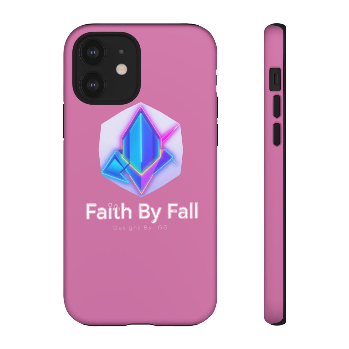 Vibrant Phone Case with Motivational Design - Faith By Fall, Colorful Phone Cover, Customizable Mobile Accessory, Unique Gift Idea, [...]