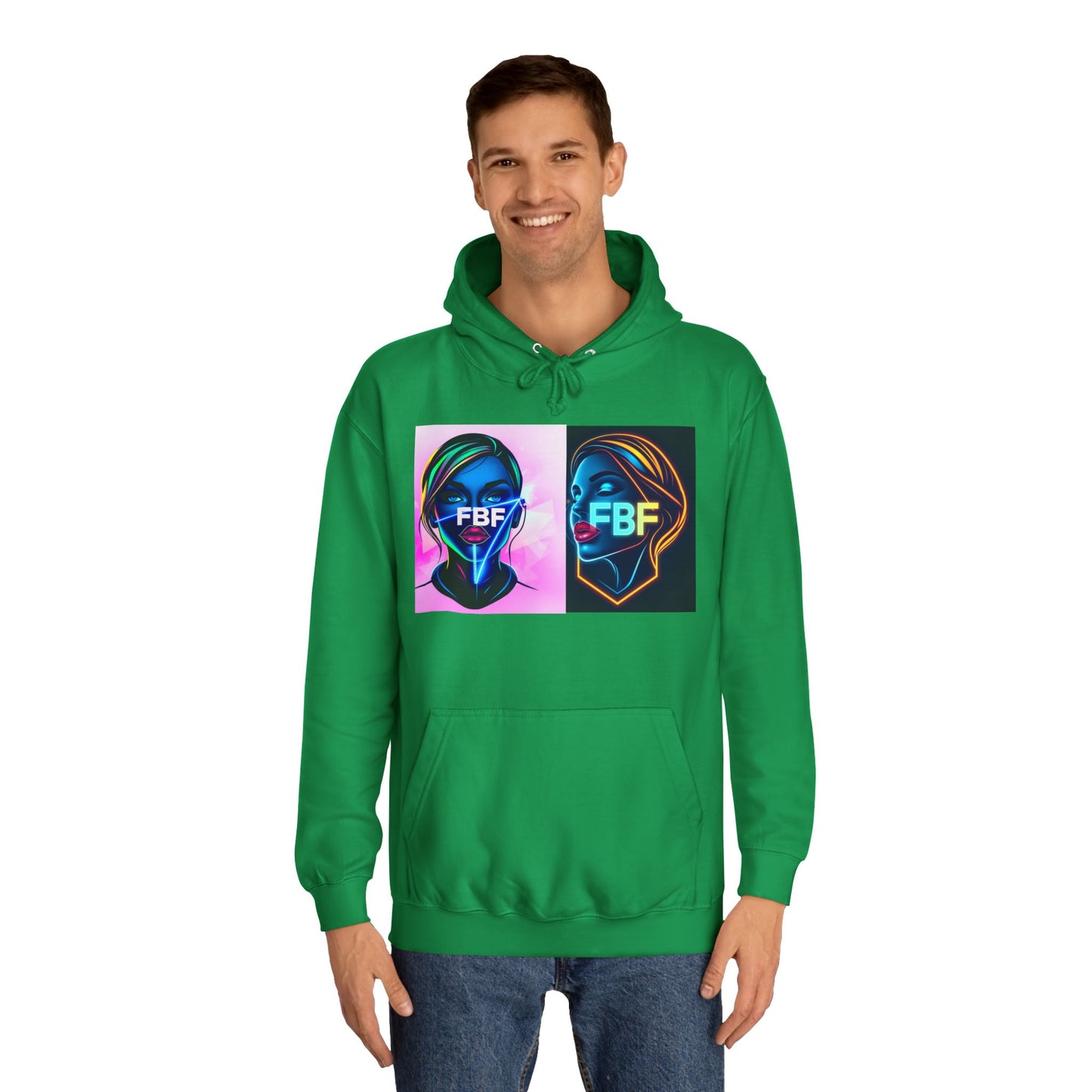 Vibrant Unisex College Hoodie with Neon Graphic Design, Trendy Sweatshirt, College Apparel, Unisex Hoodie, Gift for Students, [...]
