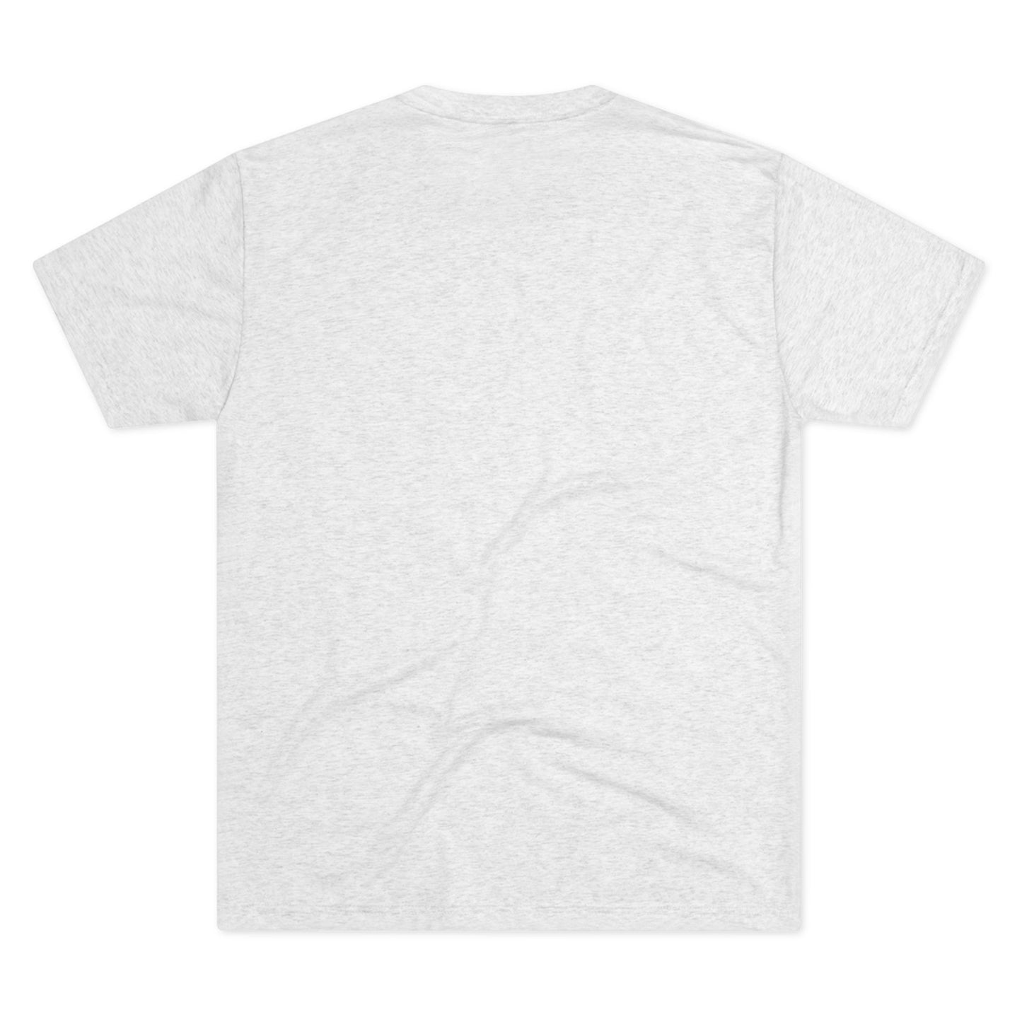 Fitness Motivation Tri-Blend Crew Tee - Vibrant Push-Up Design