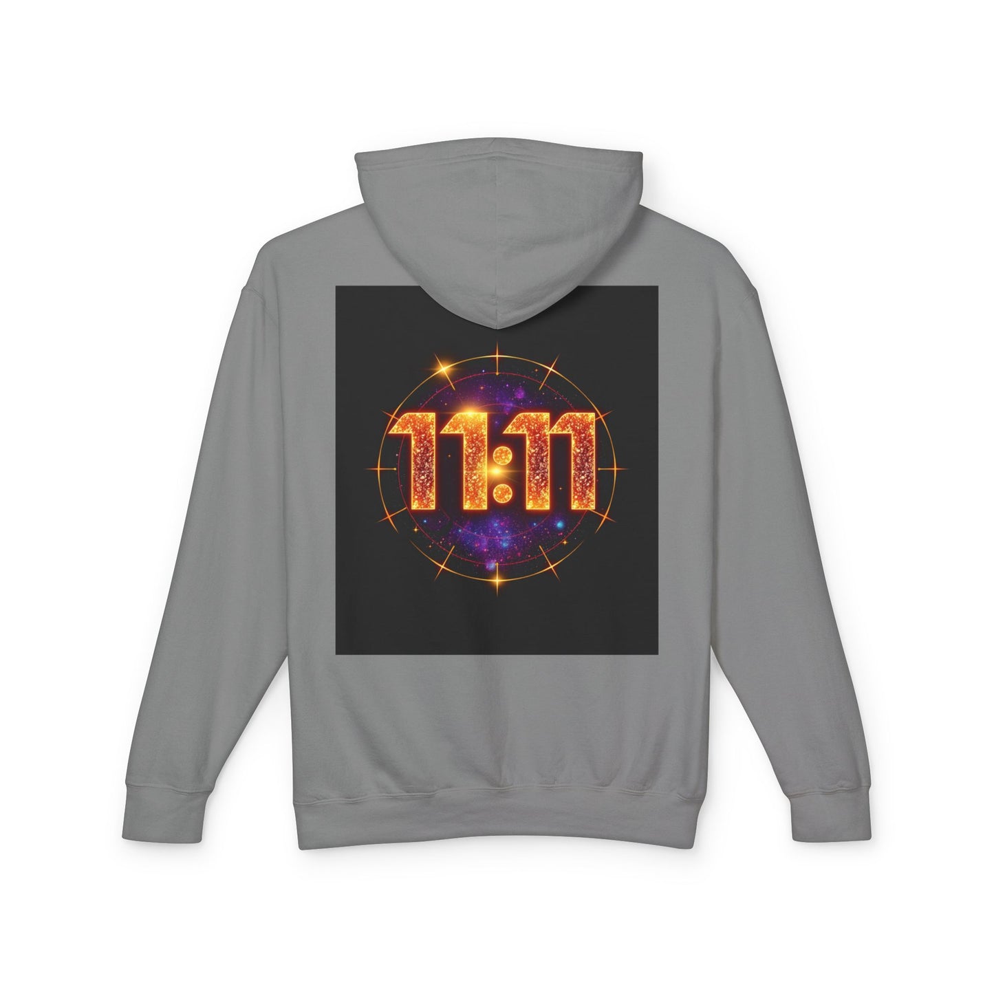 Glow-in-the-Dark Unisex Hoodie - Perfect for Magical Moments, Meditation, Gift for Dreamers, 11:11 Celebration, Trendy Fall Fashion