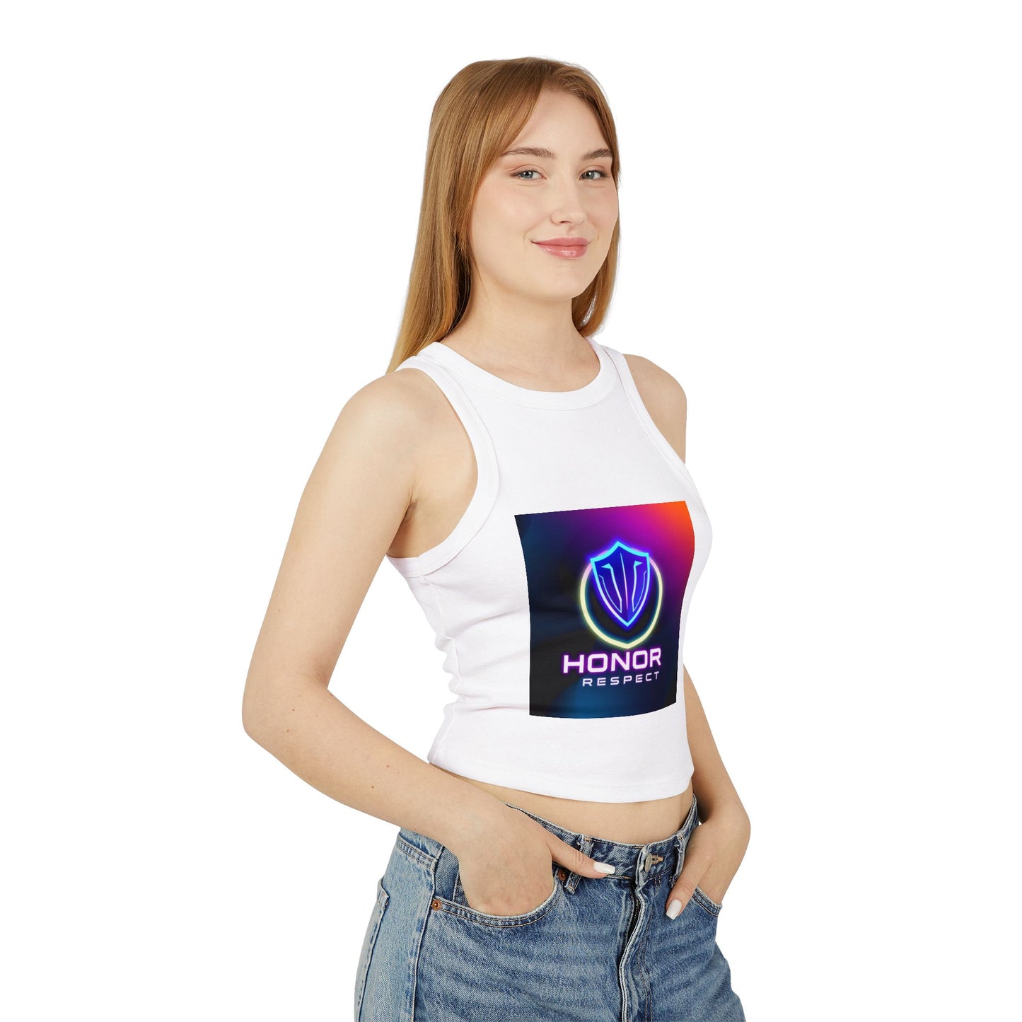 Women's Micro Rib Racer Tank Top