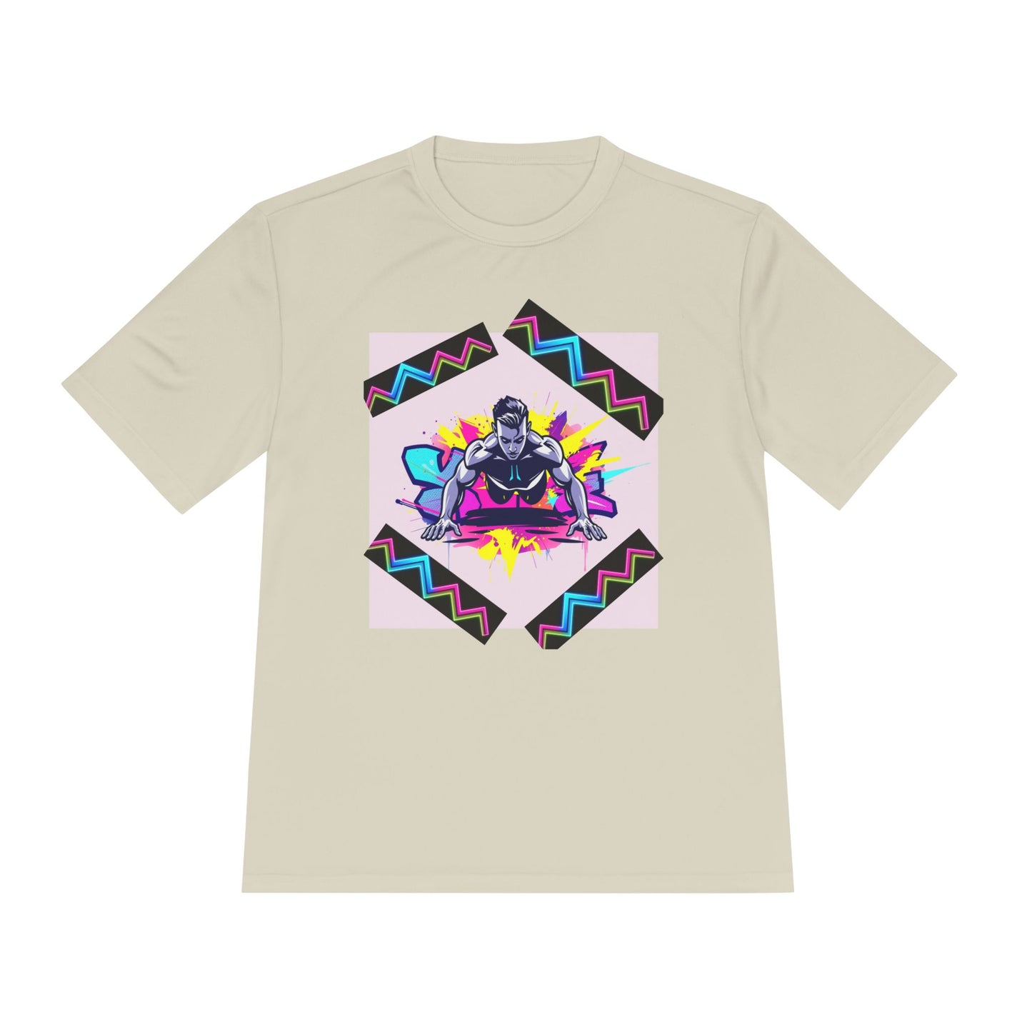 Vibrant Graphic Moisture Wicking Tee for Active Lifestyle