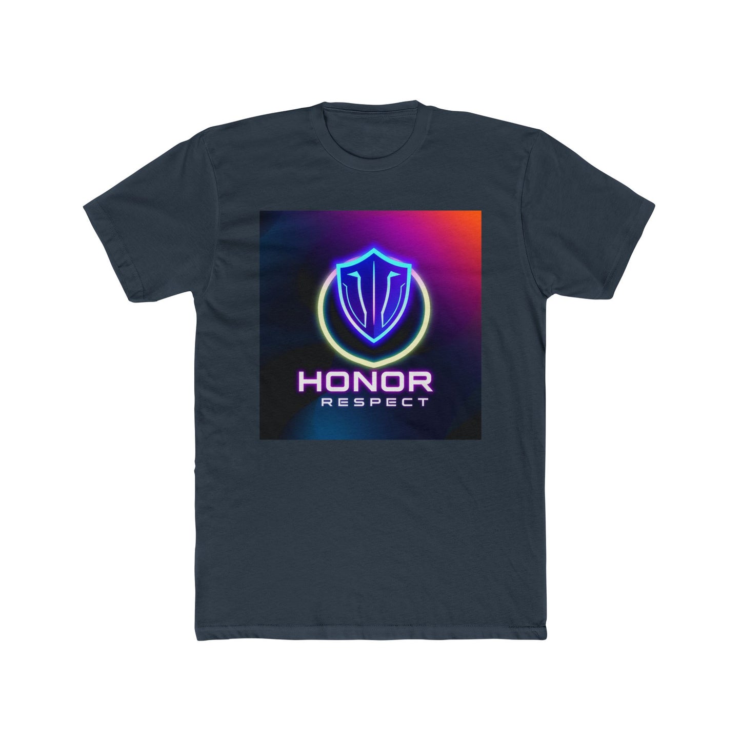Unisex Cotton Crew Tee with Honor Respect and Role Model Design - Ideal for Gifts, Casual Wear, Appreciation Events, and Motivational Days