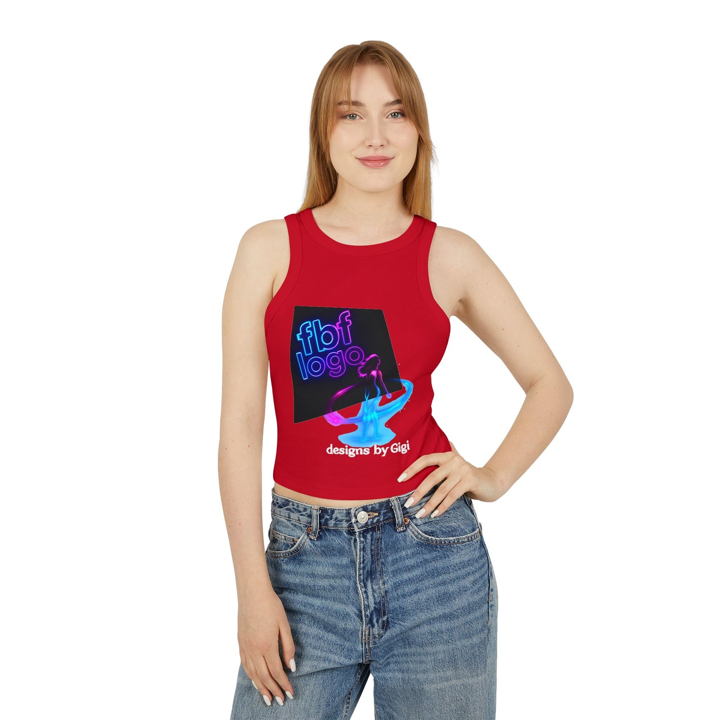 Women's Micro Rib Racer Tank Top