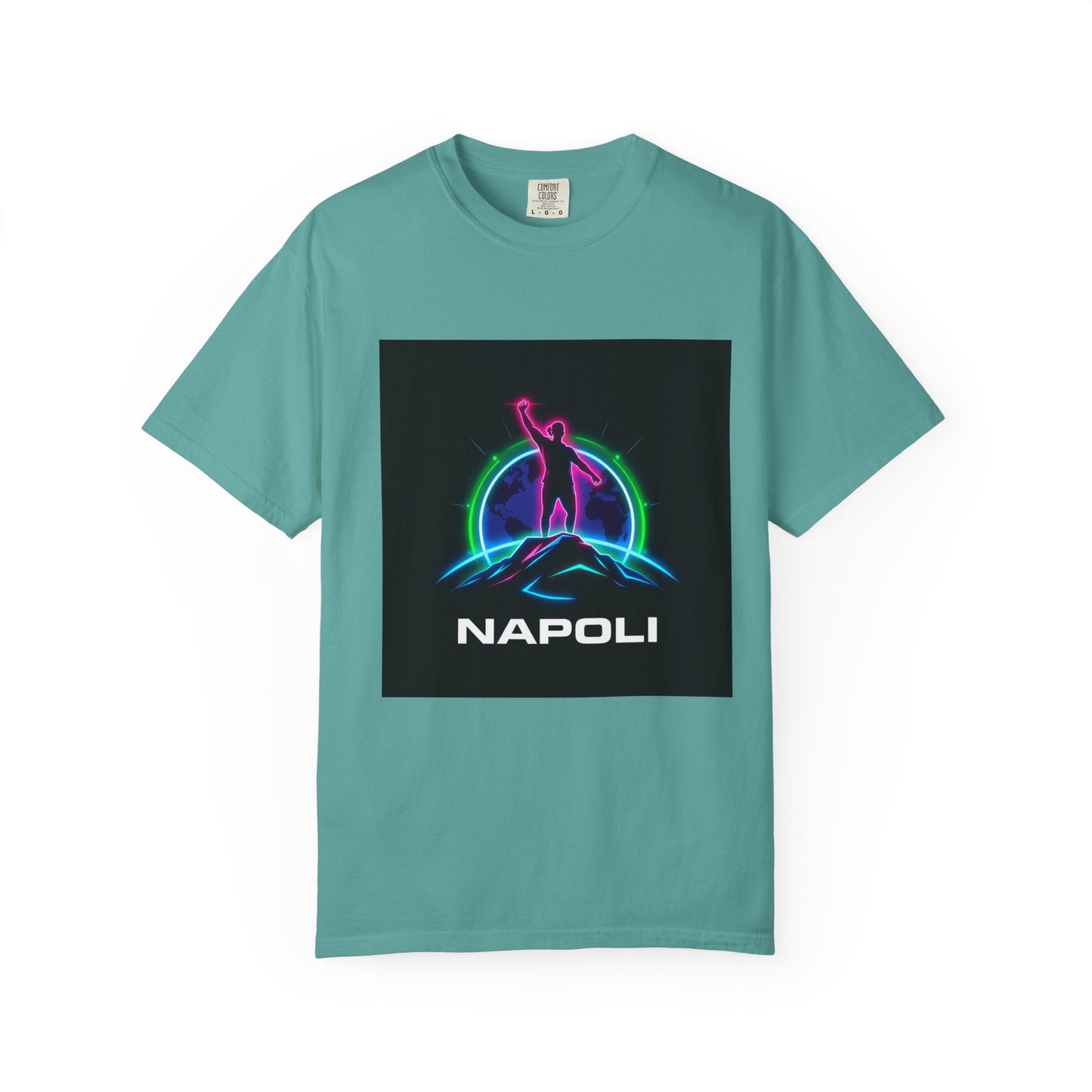 Neon Napoli T-Shirt for Adventurers, Retro Graphic Tee, Perfect for Travelers, Gifts for Him/Her, Cool Streetwear, Casual Outfit