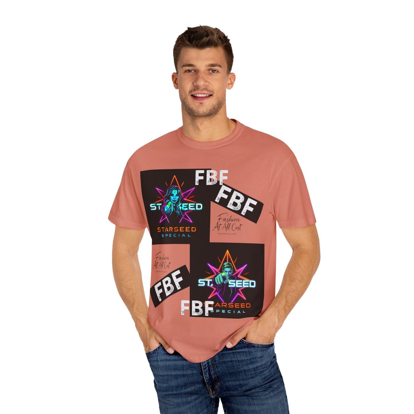 Garment-Dyed T-shirt, Trendy Graphic Tee, Casual Streetwear, Gift for Fashion Lovers, Unisex Style, Everyday Wear