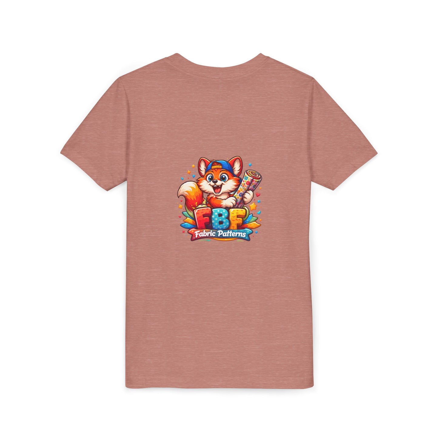 Youth Tee — Colorful Cartoon Fox 'FBF' Logo Kids Shirt
