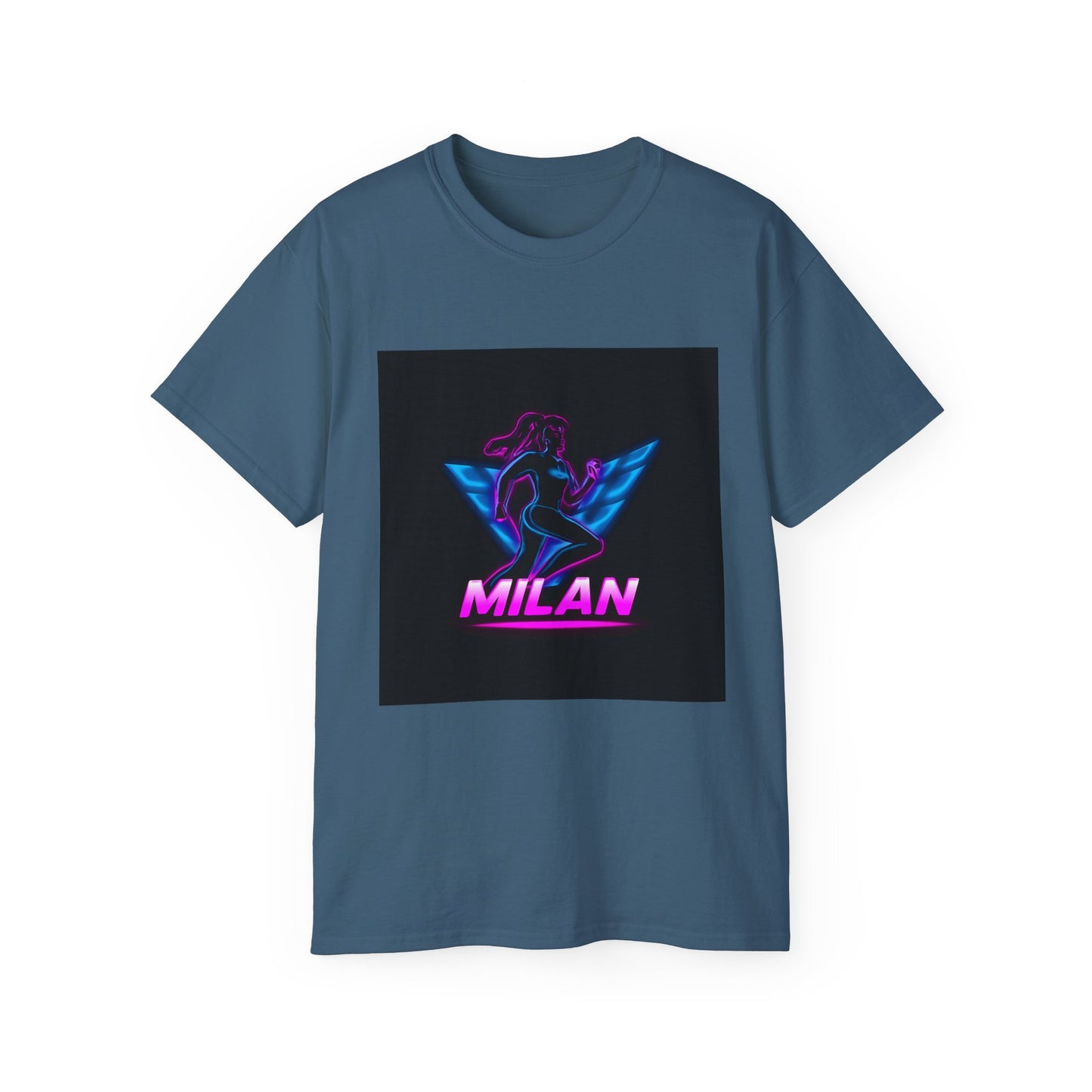 Milan Graphic Tee, Unisex Ultra Cotton T-Shirt, Retro Sportswear, Casual Streetwear, Birthday Gift, Unique Fashion Statement