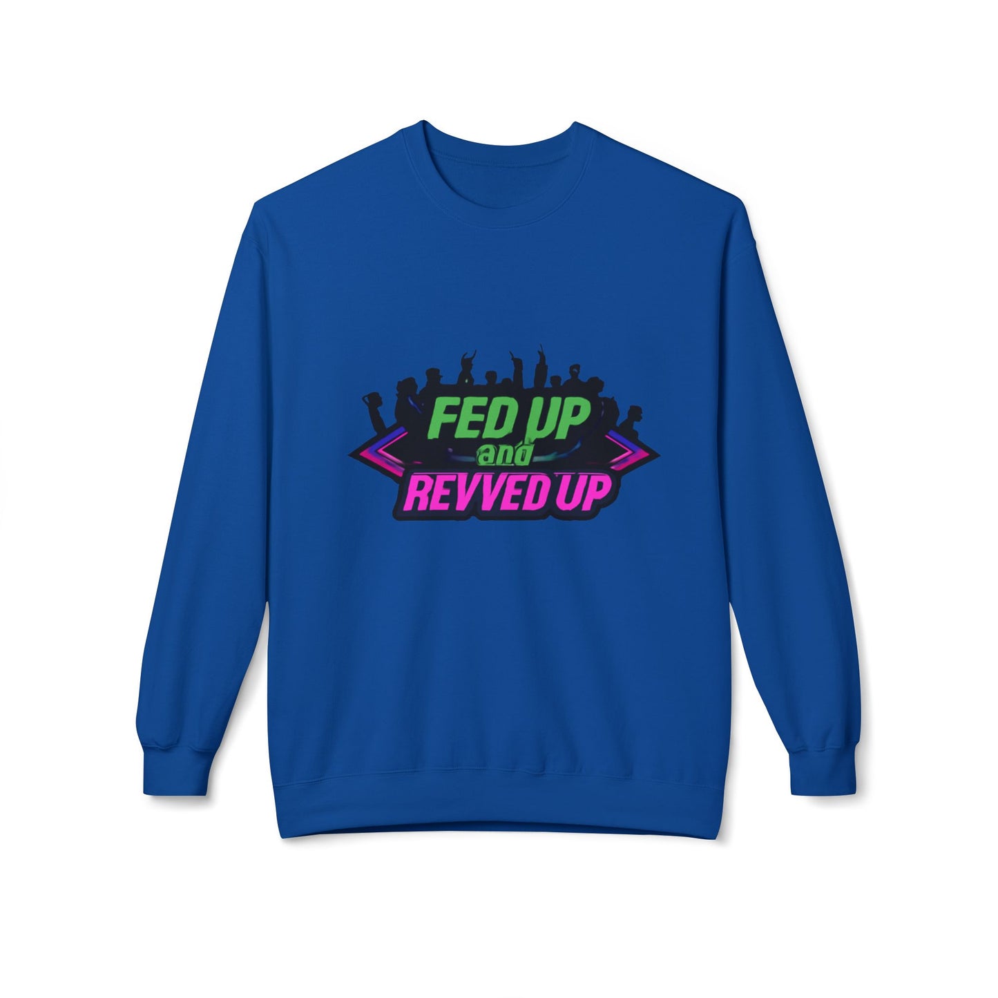 Empowered Message Crewneck Sweatshirt, Unisex Fleece, Activism Sweatshirt, Political Apparel, Comfortable Streetwear