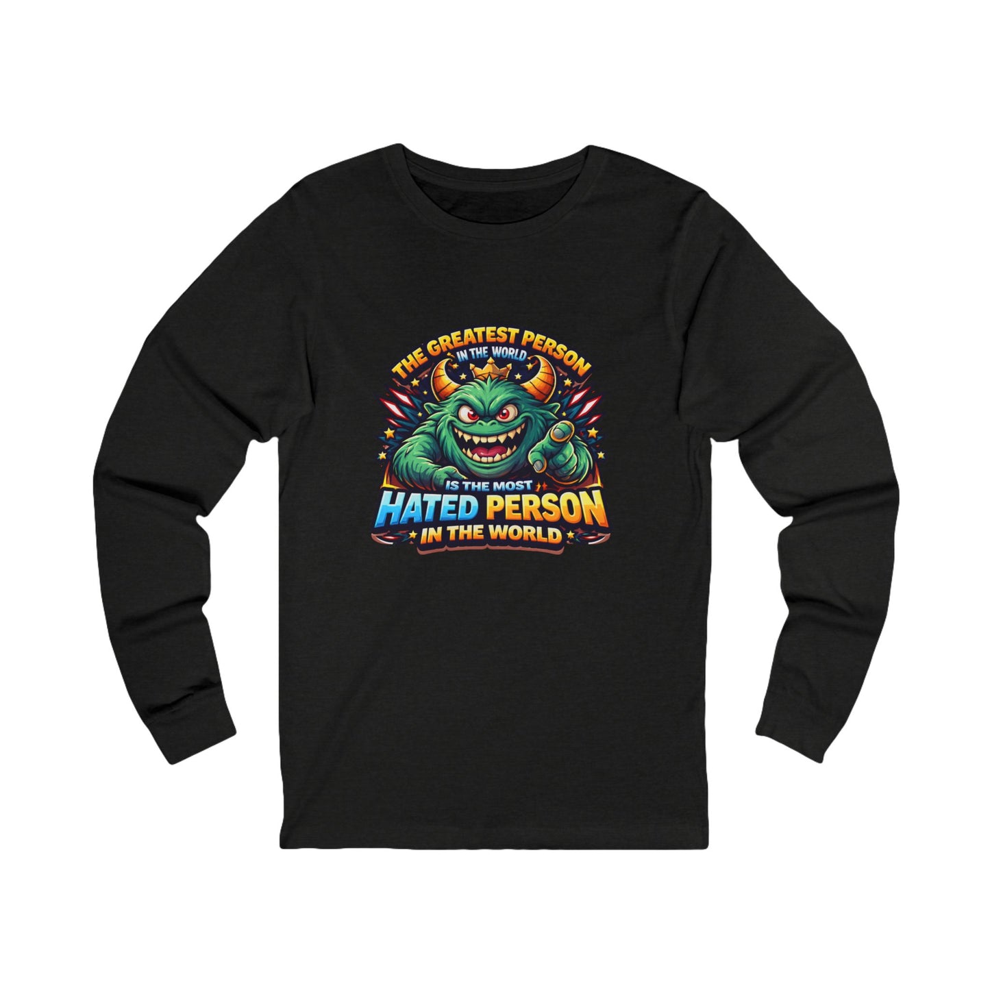 Greatest hated monster Unisex Jersey Long Sleeve Tee