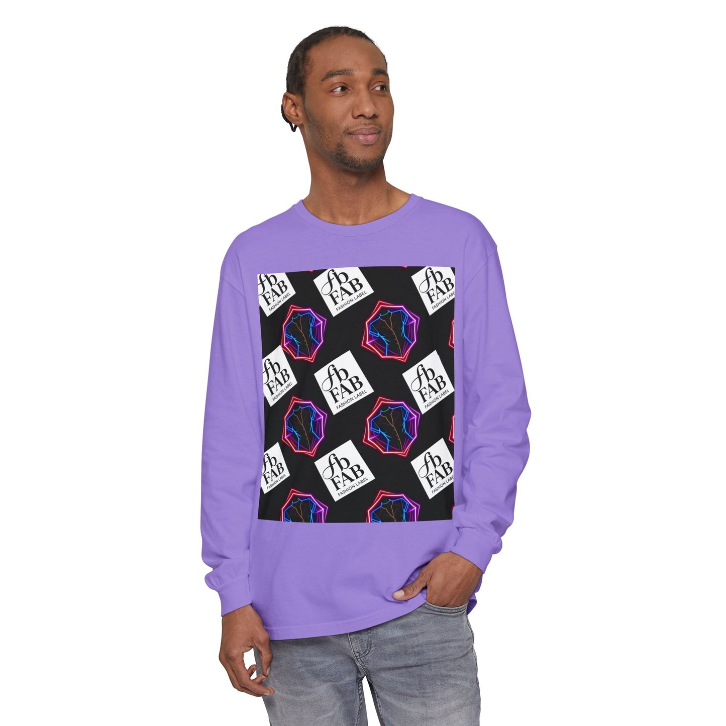 Unisex Garment-dyed Long Sleeve T-Shirt