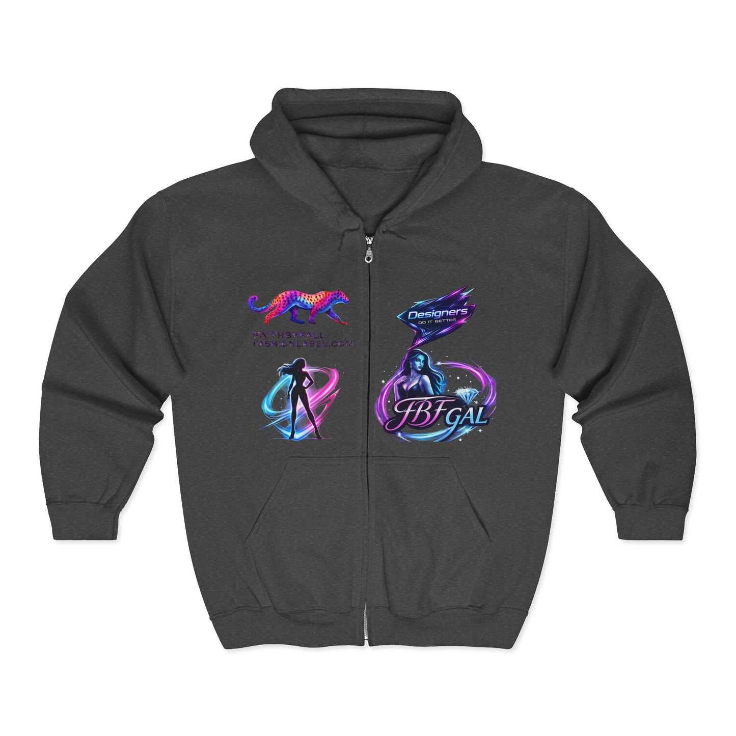 Unisex Heavy Blend™ Full Zip Hooded Sweatshirt