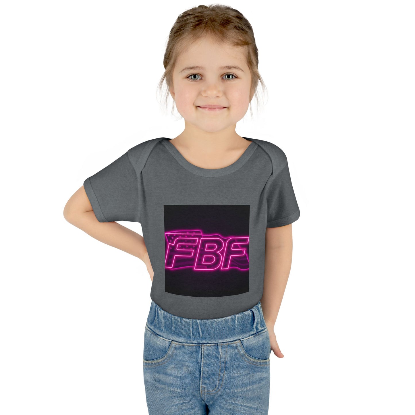 Neon Baby Bodysuit for Trendy Infants, Cool Graphic Onesie, Unique Baby Gift, Personalized Baby Outfit, Modern Infant Apparel