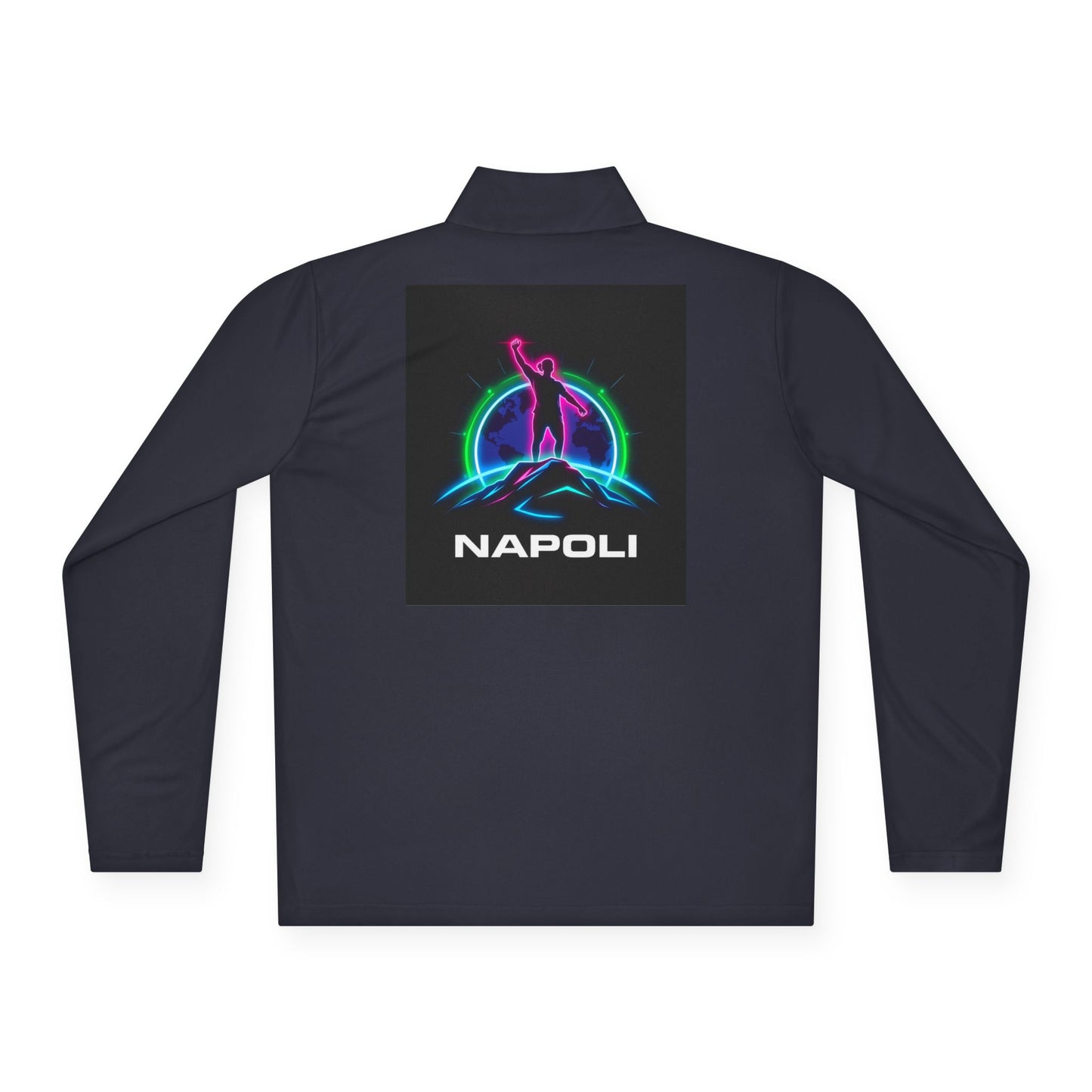 Vibrant Unisex Quarter-Zip Pullover - Perfect for Casual Outings, Outdoor Adventures, Gifts, Napoli Inspired Apparel, Stylish Activewear