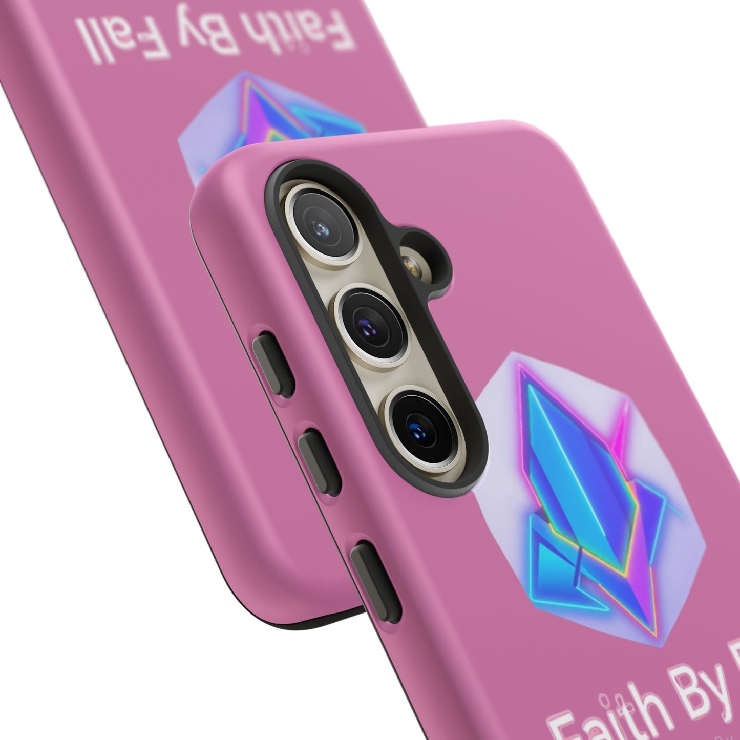 Vibrant Phone Case with Motivational Design - Faith By Fall, Colorful Phone Cover, Customizable Mobile Accessory, Unique Gift Idea, [...]