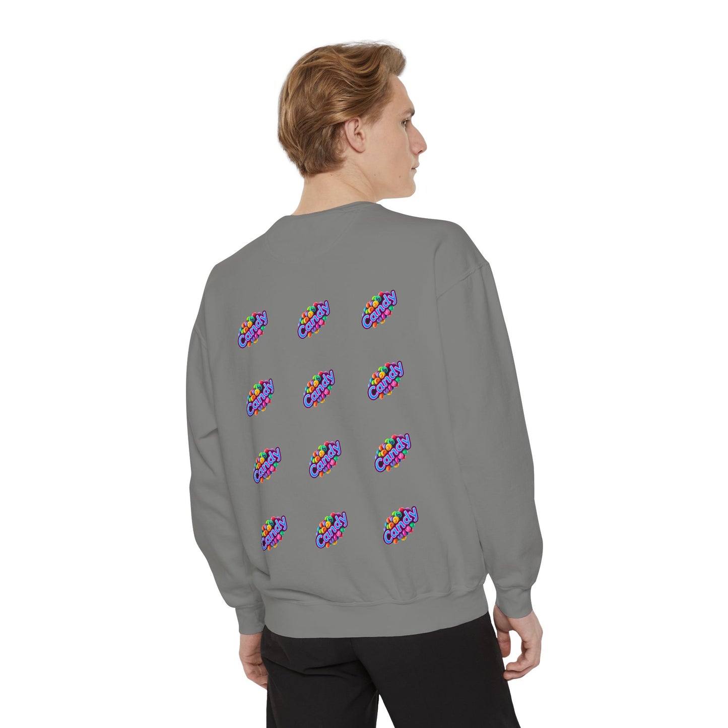 Candy-Themed Unisex Garment-Dyed Sweatshirt - Nostalgic Apparel for Sweet Lovers, Cozy Casual Wear, Gift for Candy Lovers, Colorful [...]