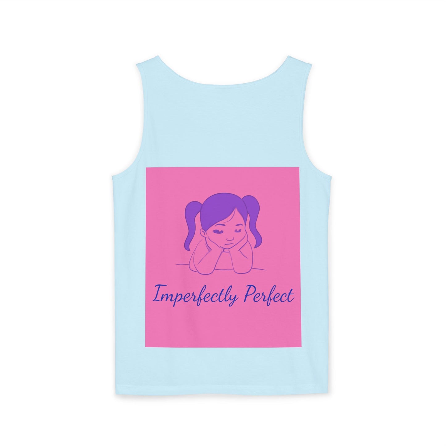 Unisex Graphic Tank Top, Cute Casual Summer Wear, Perfect for Gifts, Self-Love Celebration, Festive & Fun, Daily Comfort