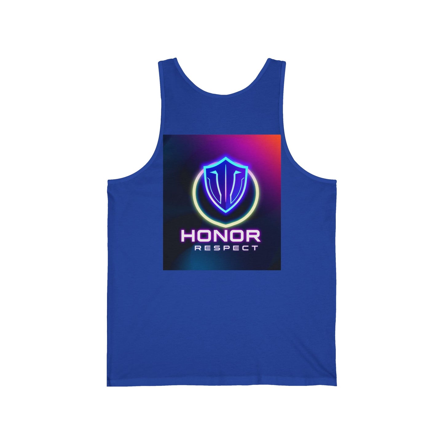 Neon Graphic Tank Top, Inspiring Workout Apparel, Unisex Jersey Tank, Perfect Summer Wear, Motivational Fitness Gift, Integrity Honor [...]