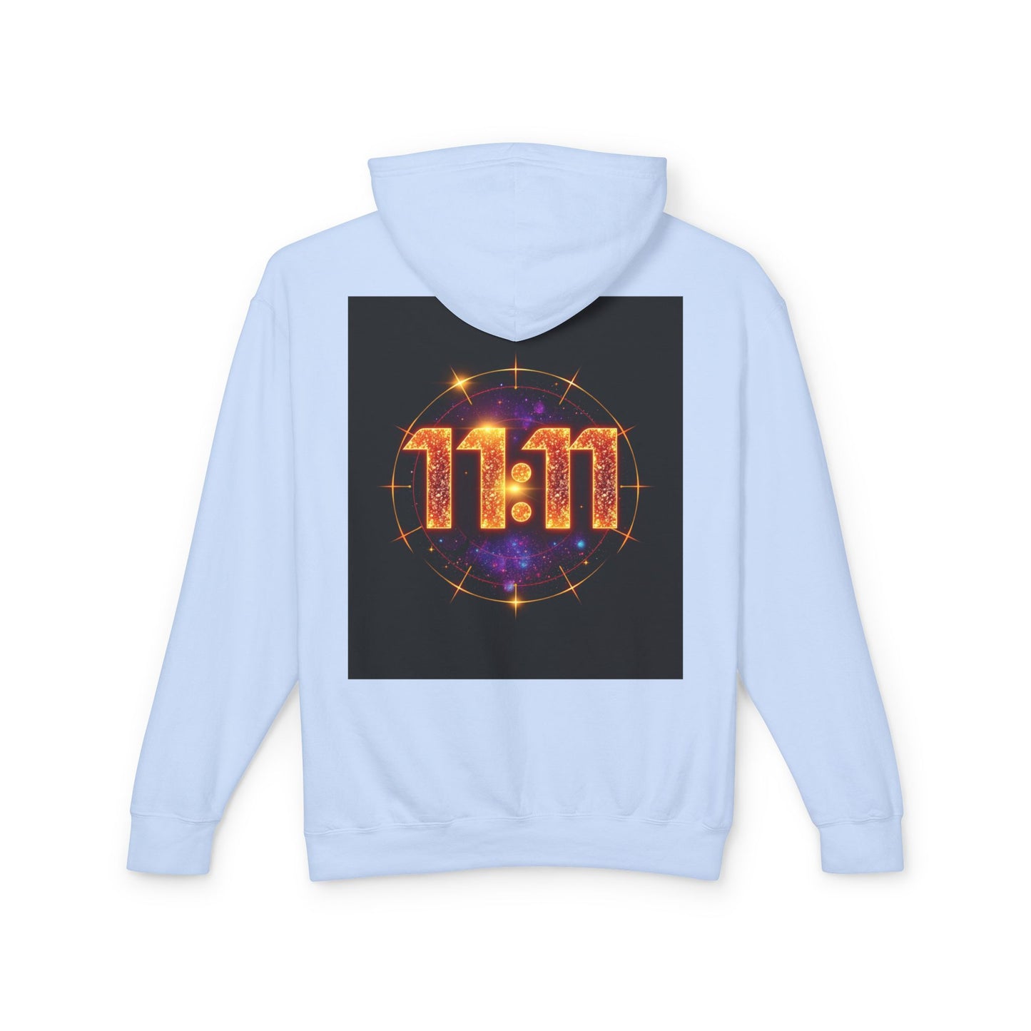 Glow-in-the-Dark Unisex Hoodie - Perfect for Magical Moments, Meditation, Gift for Dreamers, 11:11 Celebration, Trendy Fall Fashion
