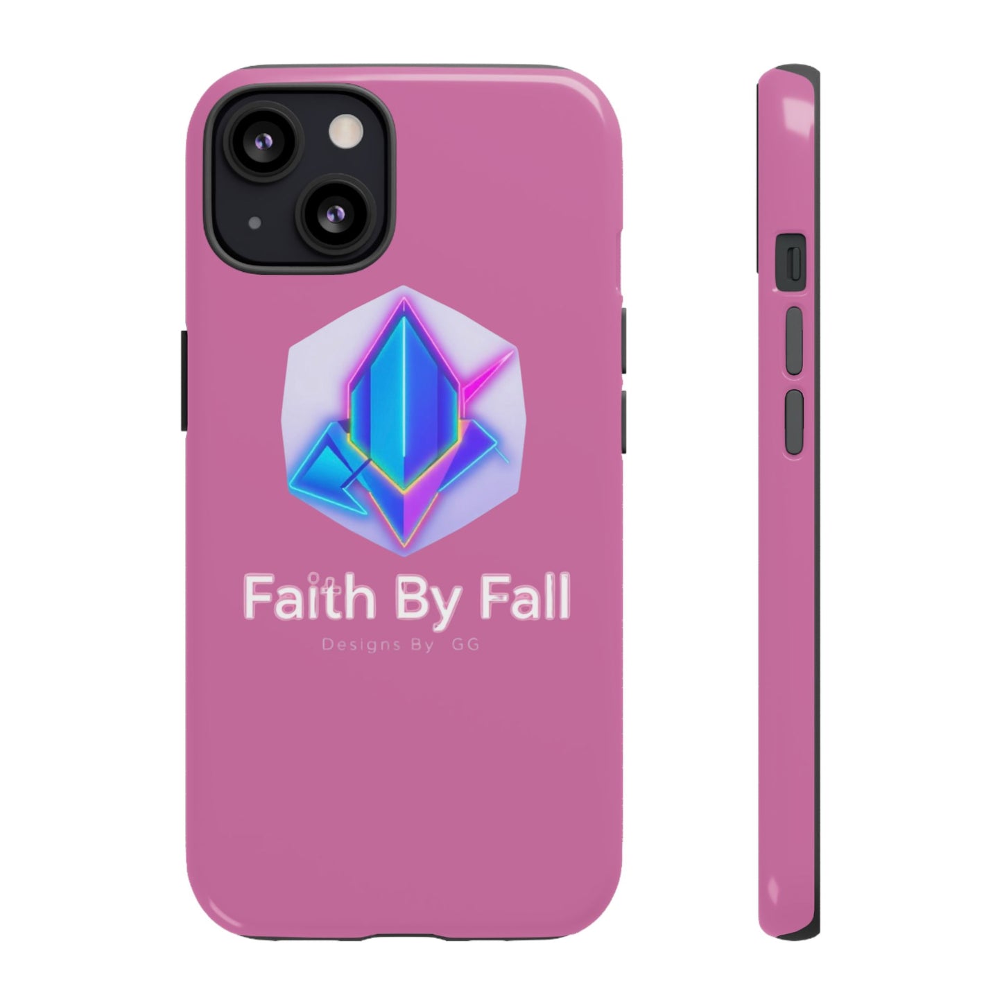Vibrant Phone Case with Motivational Design - Faith By Fall, Colorful Phone Cover, Customizable Mobile Accessory, Unique Gift Idea, [...]