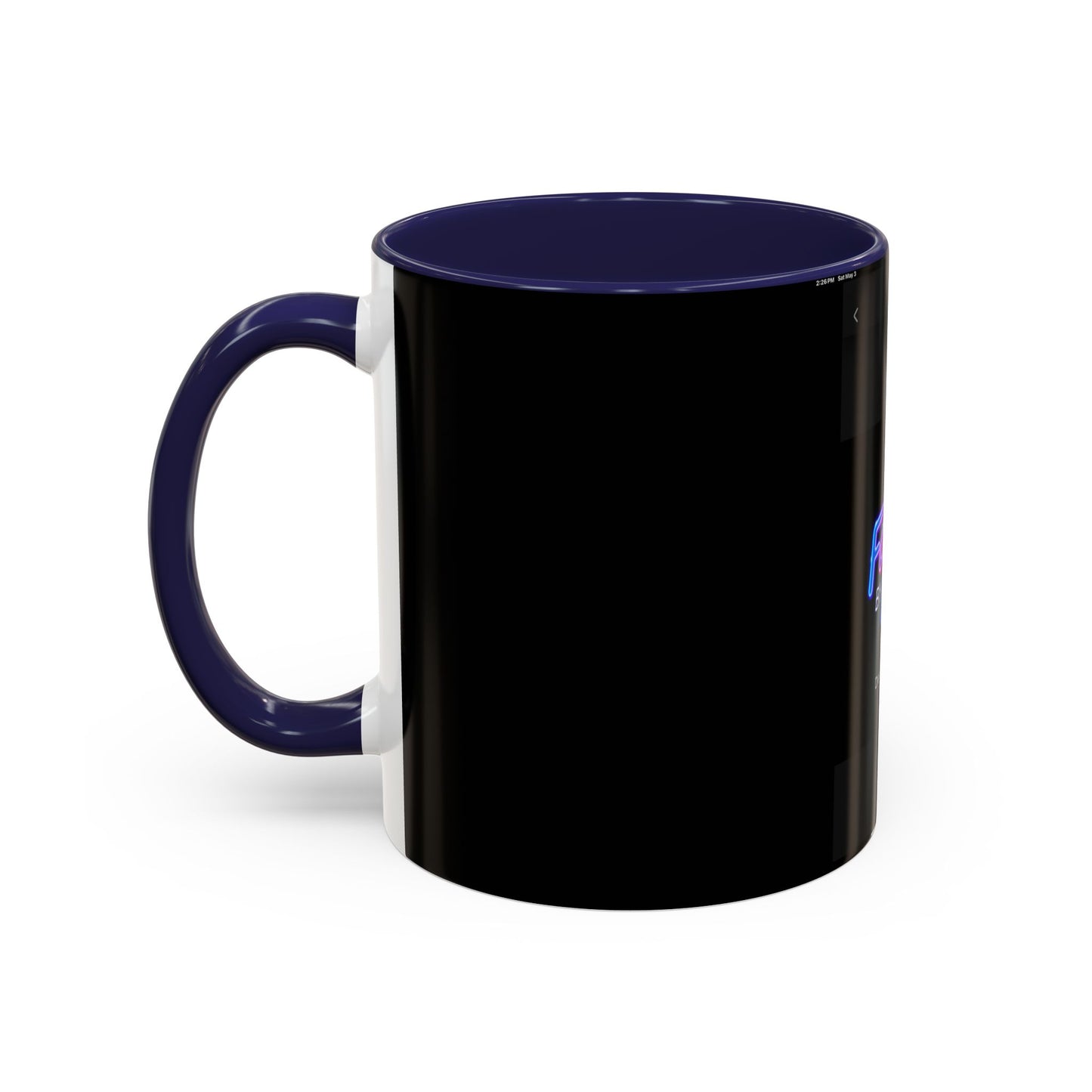 Faith by Fall Accent Coffee Mug - 11/15oz Black Ceramic Cup for Inspirational Gifts